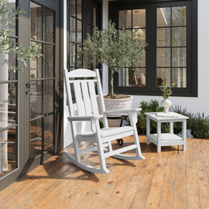SoPoly Callaway Porch Rocker outdoor chair in multiple colors