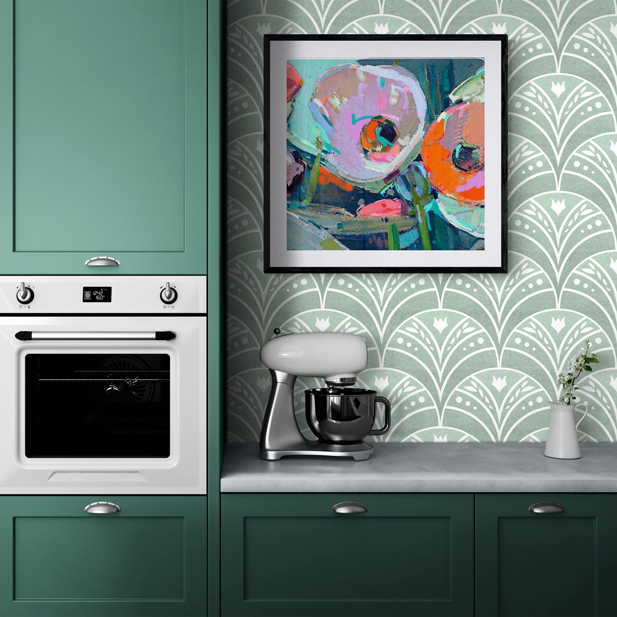 Canvas Print: Chromatic Pulse by Tailored Canvases - product image 5 for Resin Society