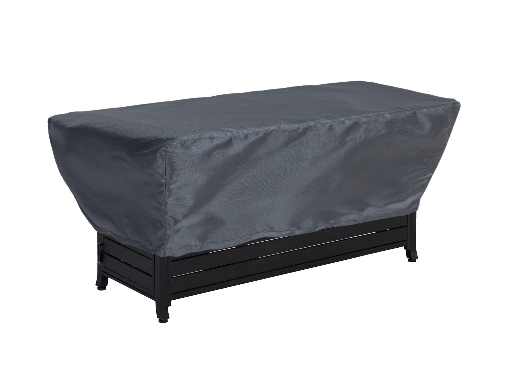 Fire Pit Cover Rectangle 50x30 - 51''Wx31''Dx12''H - Mercury by Shield Outdoor Covers - main product image for Resin Society