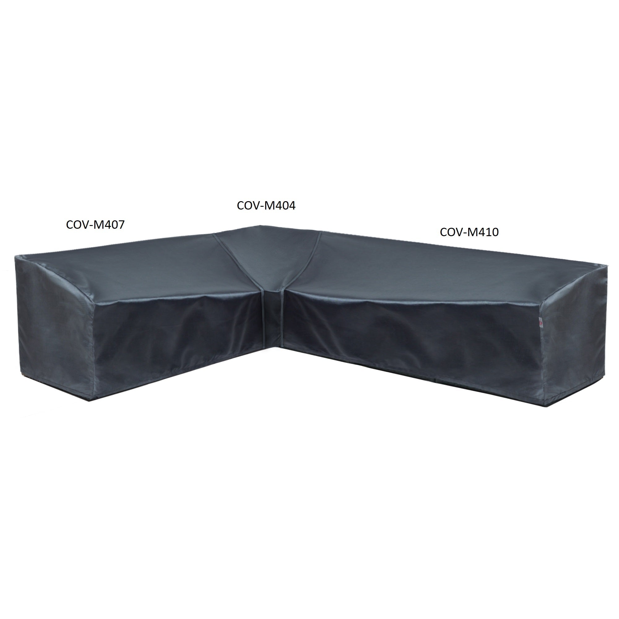 Modular Cover Sofa Right End - 88"Wx40"Dx18"H - Mercury by Shield Outdoor Covers - product image 3 for Resin Society