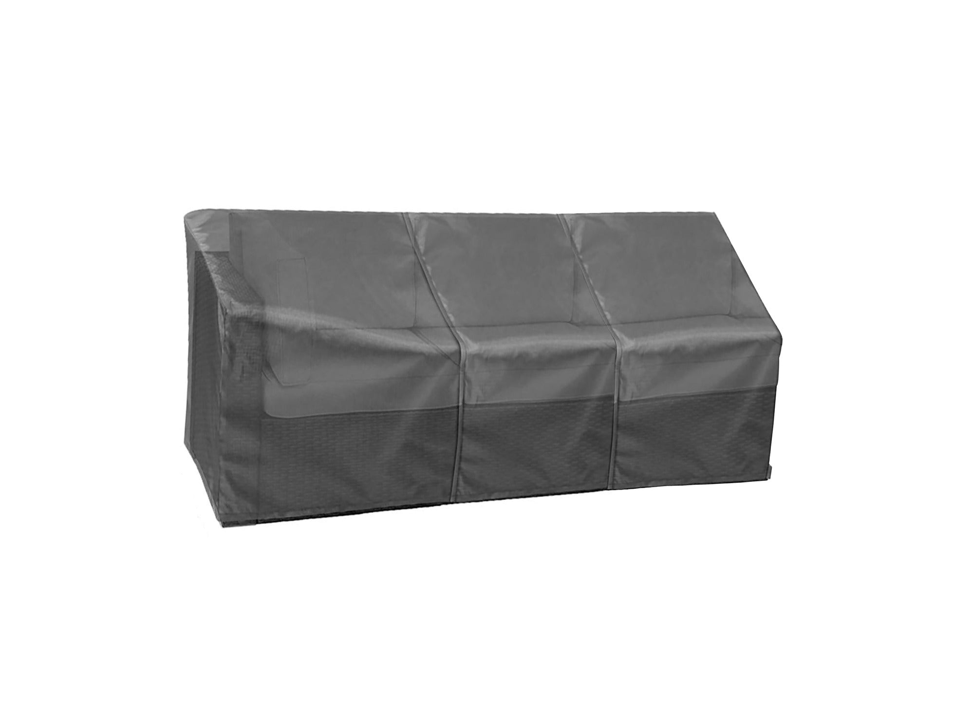 Modular Cover Sofa Left End - 88"Wx40"Dx18"H - Mercury by Shield Outdoor Covers - main product image for Resin Society