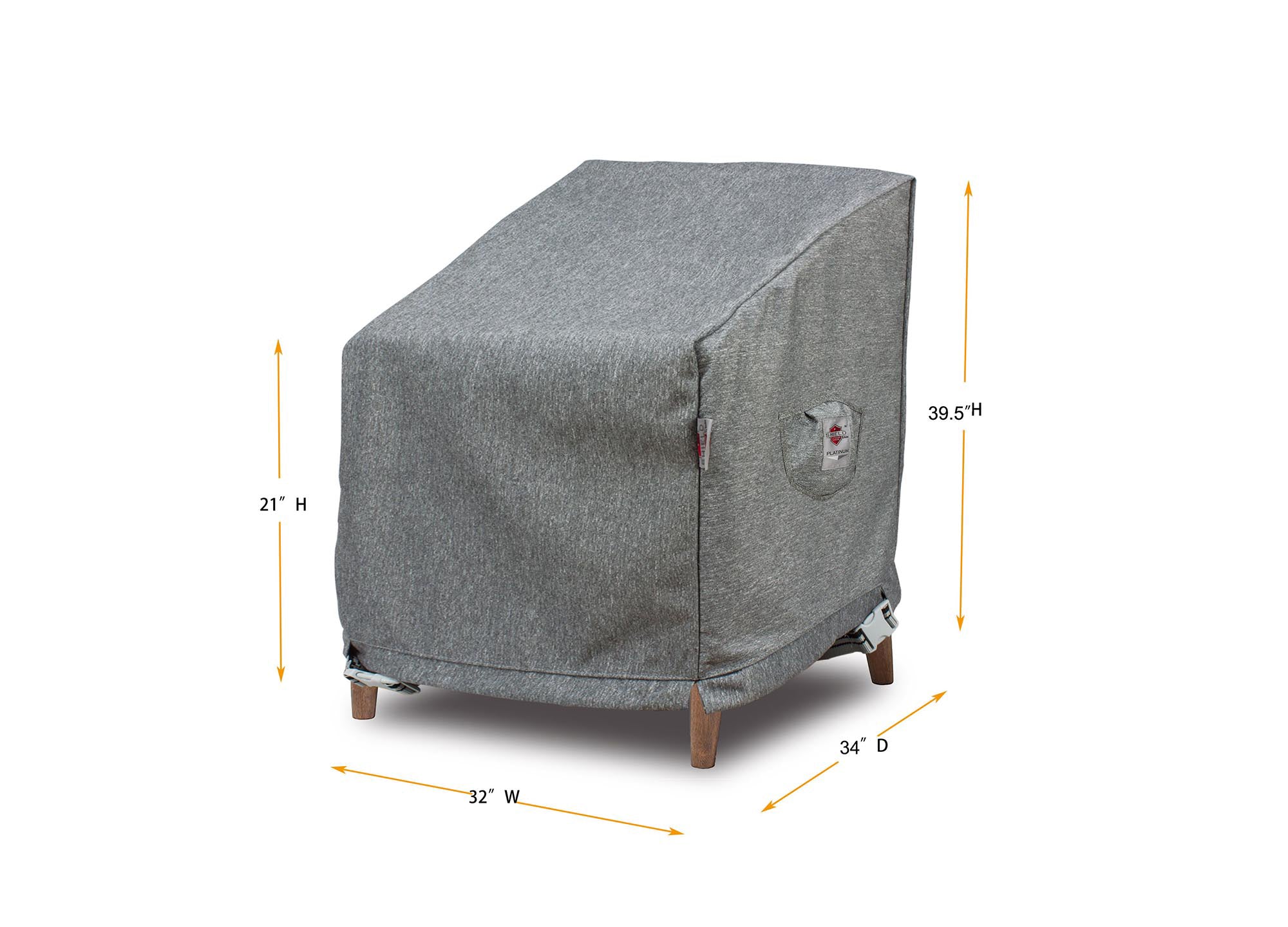 Premium Heavy-Duty High Back Club Chair Cover by Shield Outdoor Covers - product image 2 for Resin Society