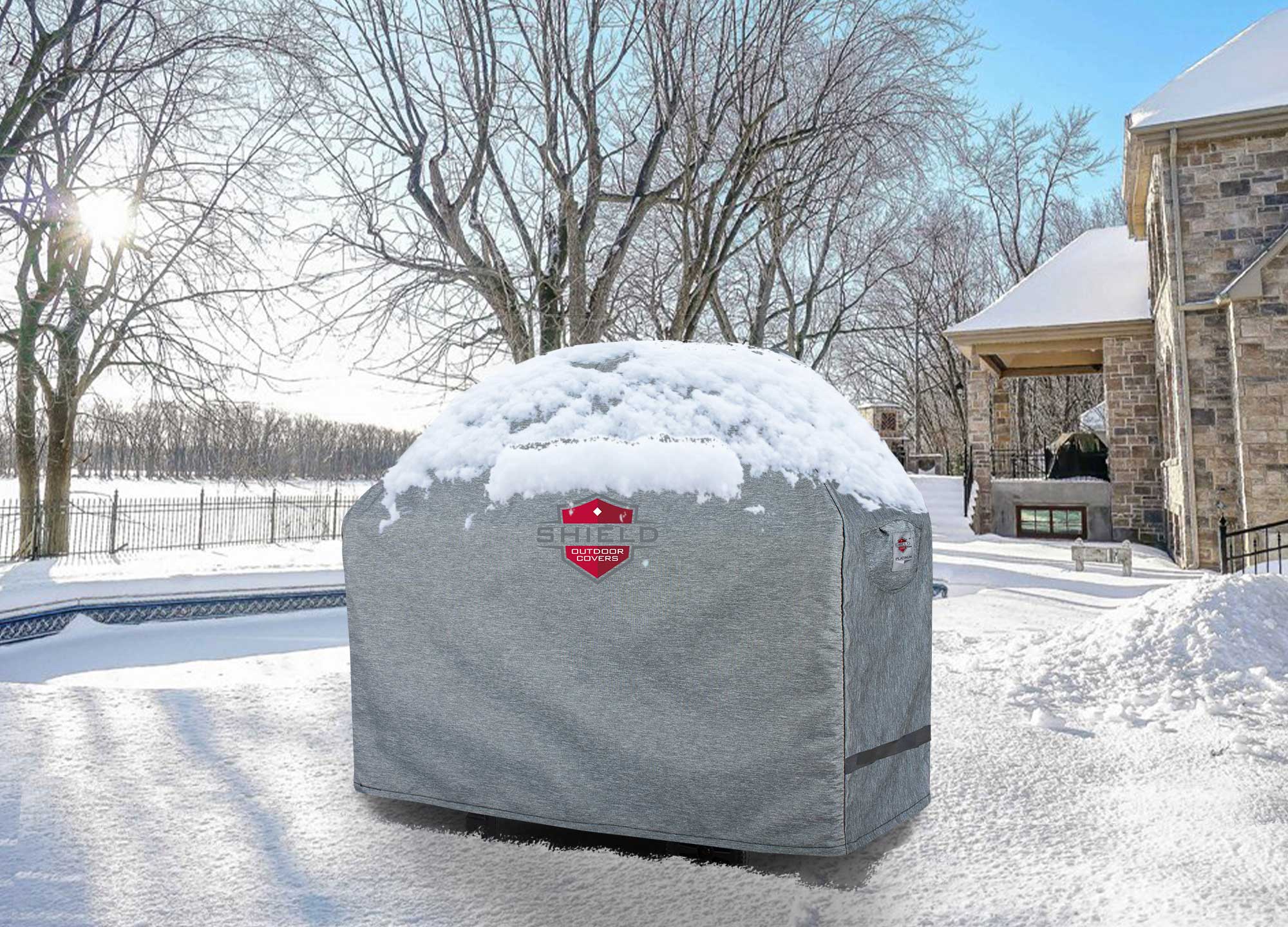 Grill Cover Platinum 38" Grill Cart Cover (74.5"x29"x44") by Shield Outdoor Covers - product image 3 for Resin Society