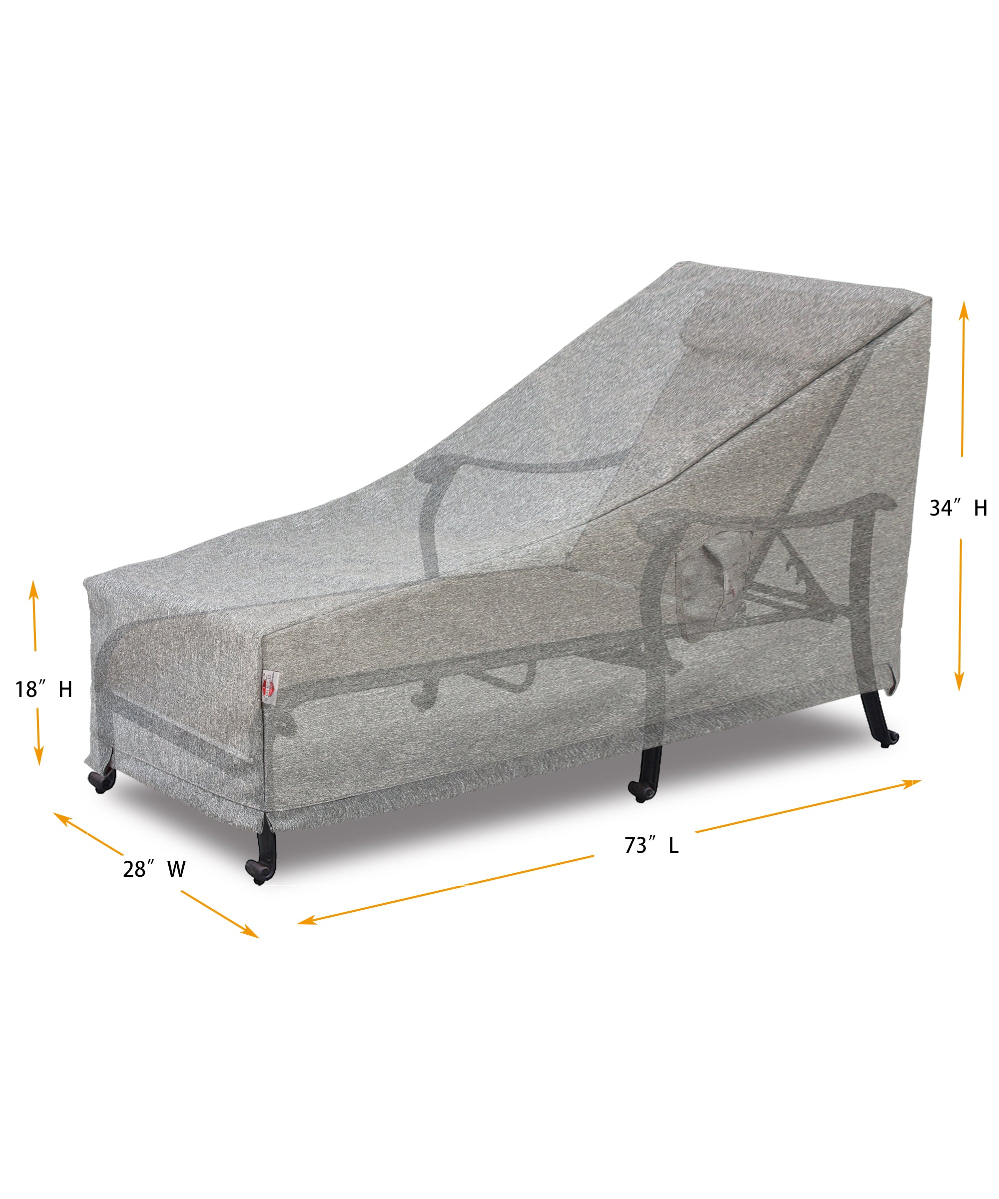 Premium Heavy-Duty Chaise Lounge Cover by Shield Outdoor Covers - product image 2 for Resin Society
