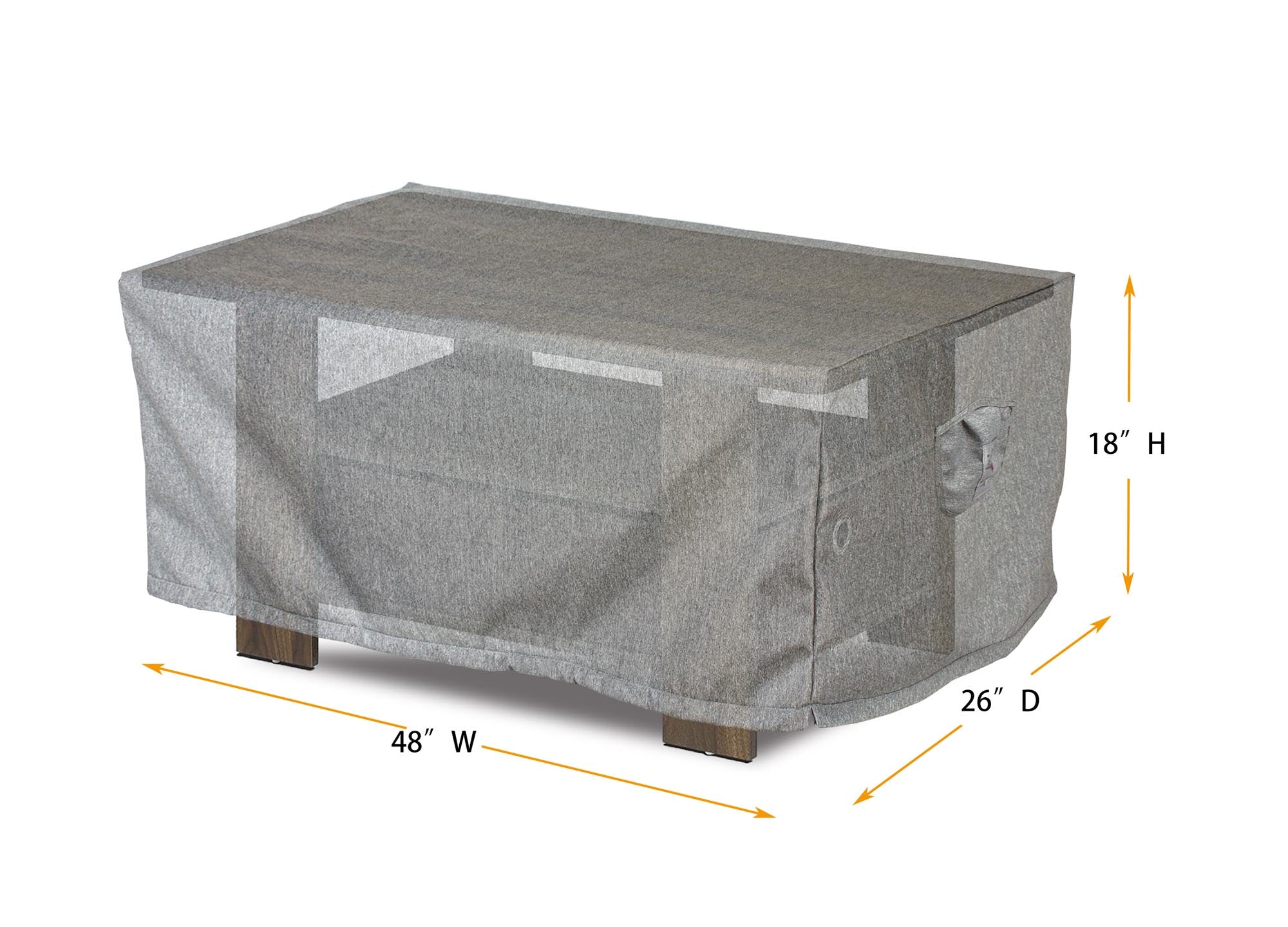 Premium Heavy-Duty Rectangular Coffee Table Cover by Shield Outdoor Covers - product image 2 for Resin Society