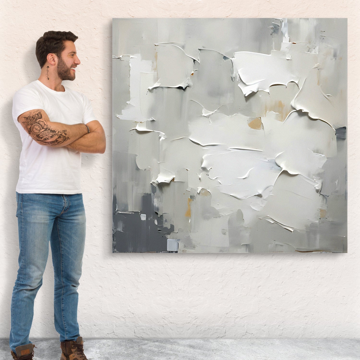Canvas Print: "Cream Field" by Tailored Canvases - product image 3 for Resin Society