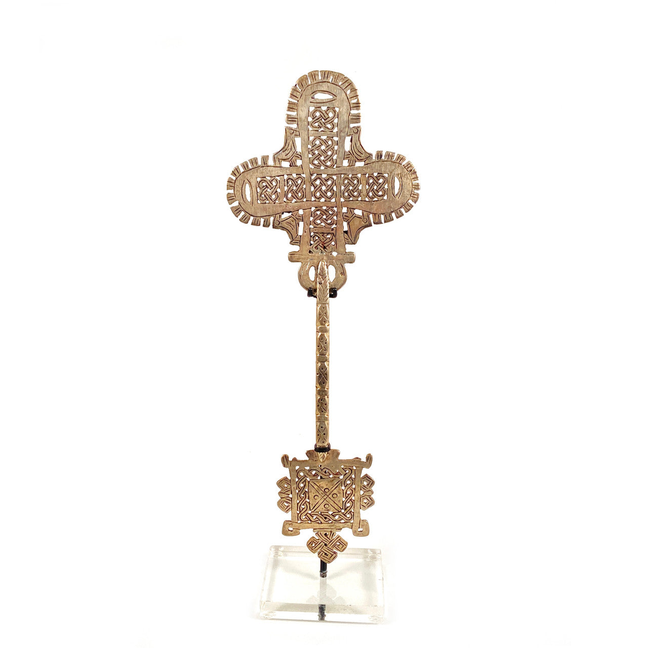 Coptic Hand Cross - 11" Special by Mbare Ltd - main product image for Resin Society