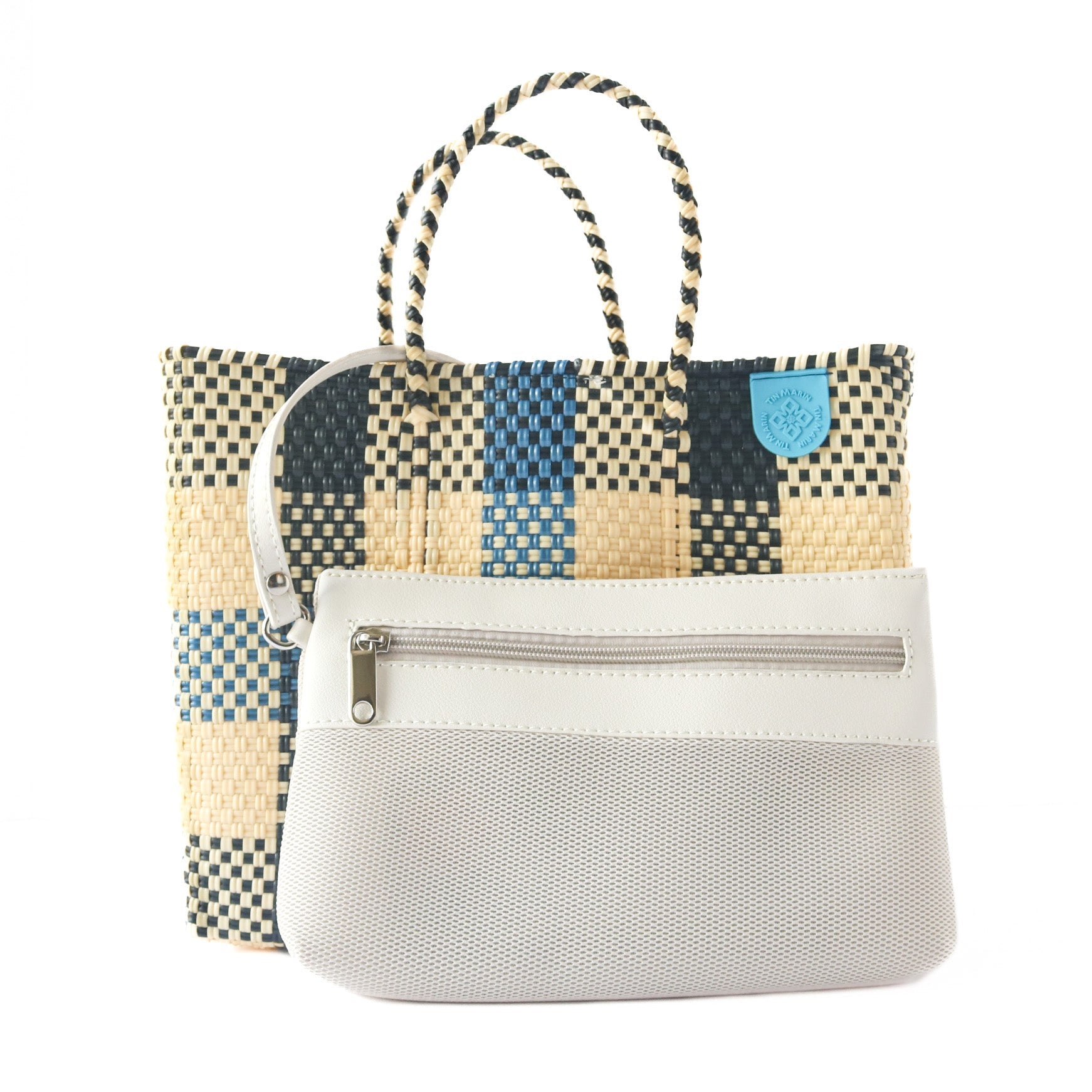 Cabo Medium Woven Resort Crossbody Bag by Tin Marin Brand - product image 2 for Resin Society