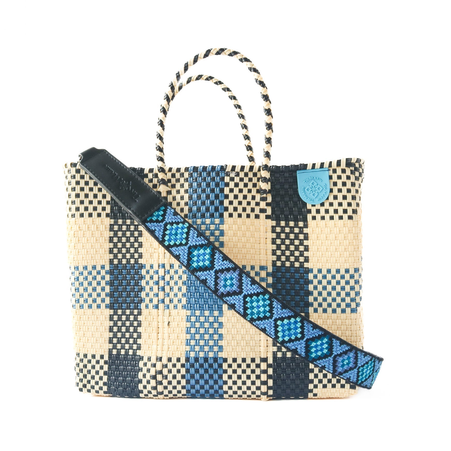 Cabo Medium Woven Resort Crossbody Bag by Tin Marin Brand - product image 5 for Resin Society