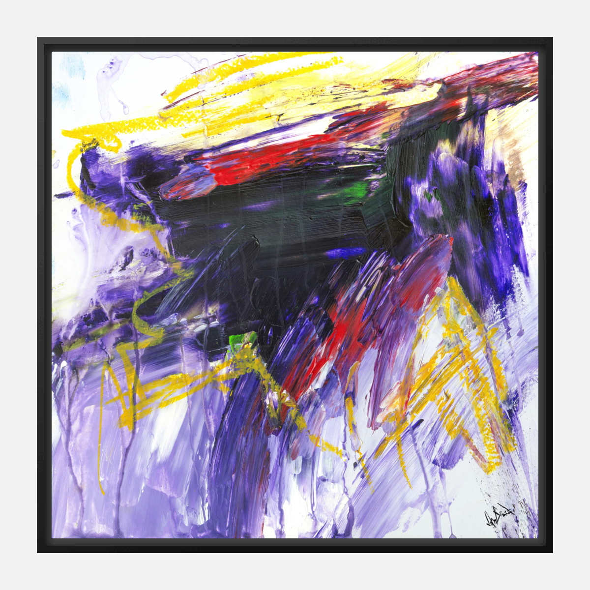 Calcite Artist Enhanced Canvas Print by John Beard Collection - product image 4 for Resin Society
