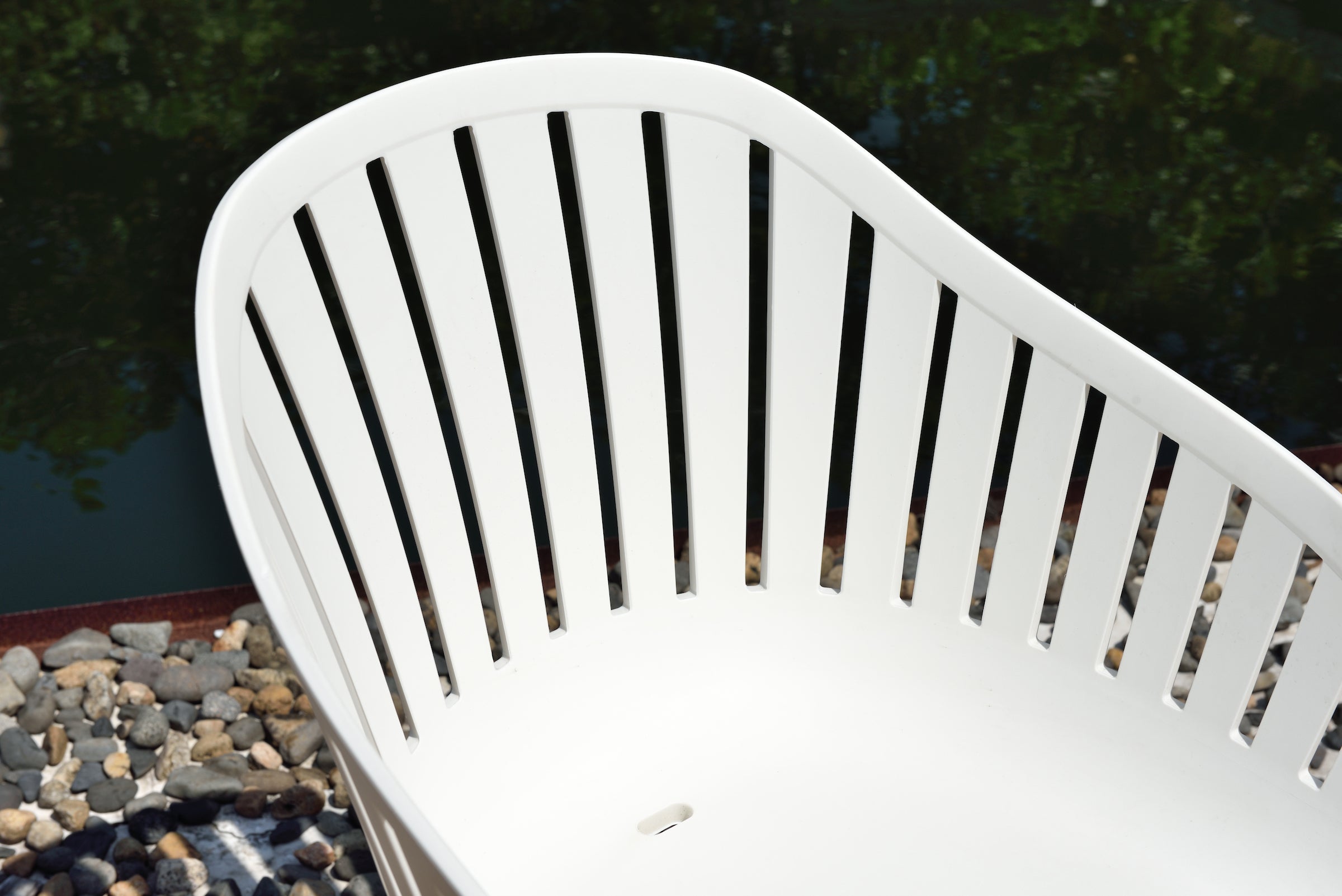 Leyland Table and Nassau White Armchairs Dining Set by LifestyleGarden US - product image 9 for Resin Society