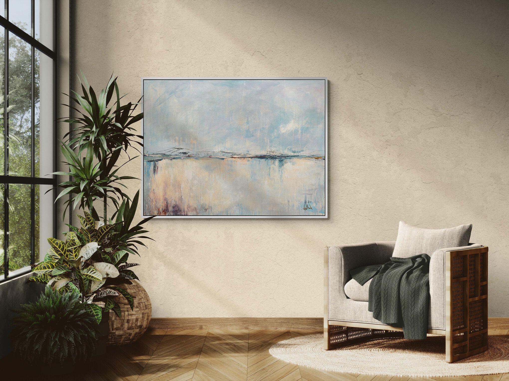 "Capture the Mood" Original by John Beard, 36x48 by John Beard Collection - product image 2 for Resin Society