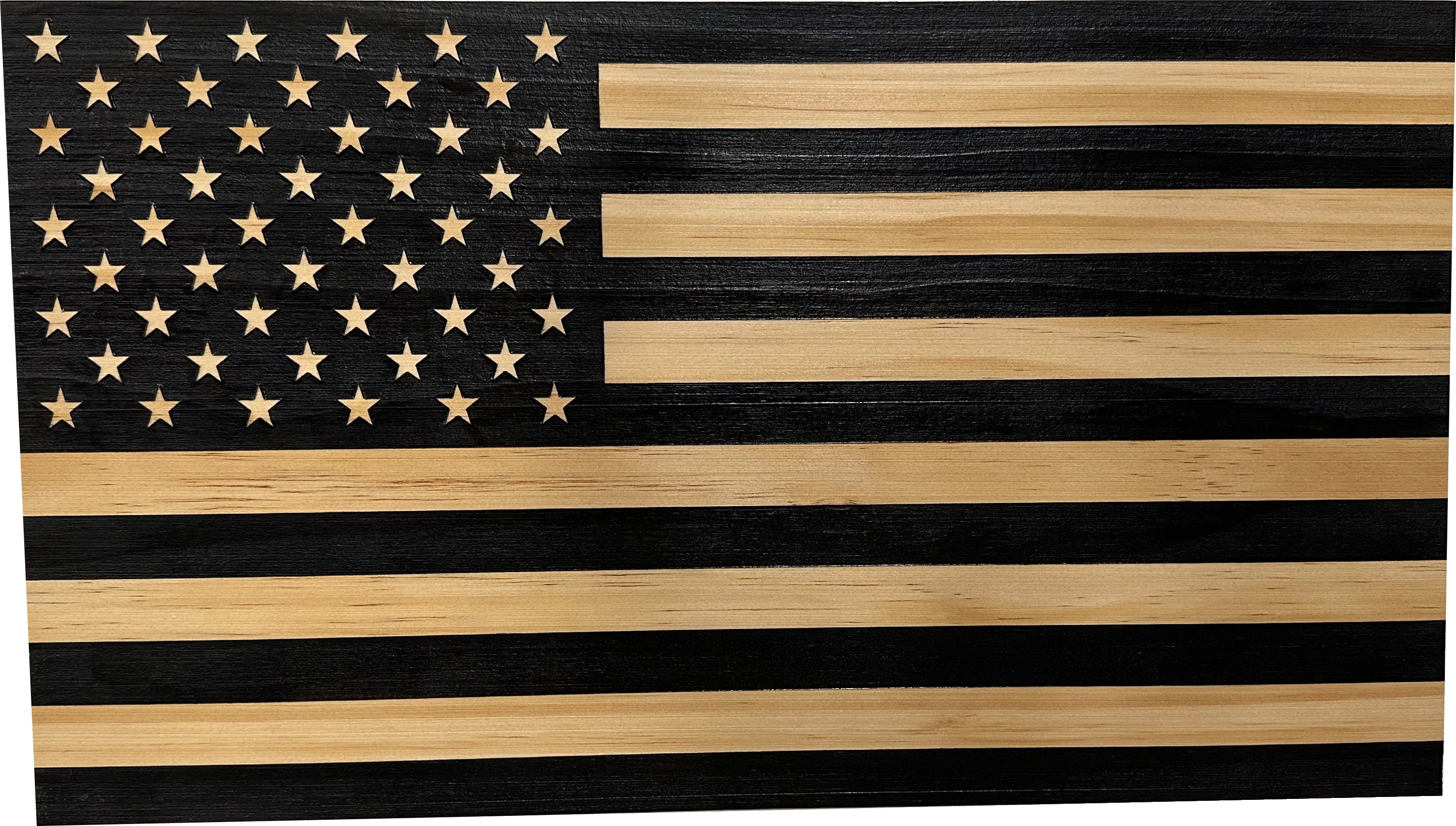 American Flag Decorative & Secure Wall-Mounted Gun Cabinet (Carbon Gray) by Bellewood Designs - product image 3 for Resin Society
