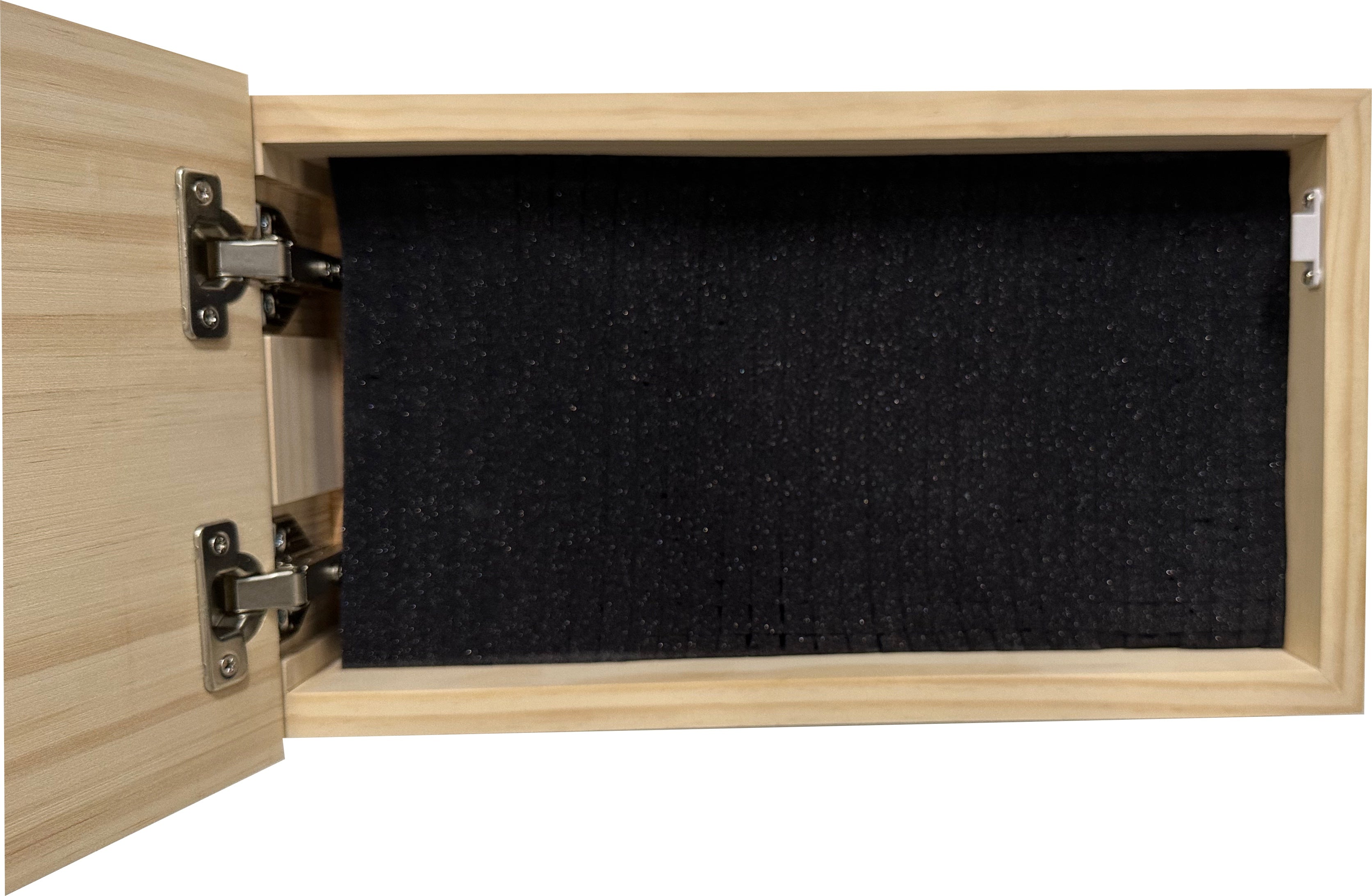 American Flag Decorative & Secure Wall-Mounted Gun Cabinet (Carbon Gray) by Bellewood Designs - product image 8 for Resin Society
