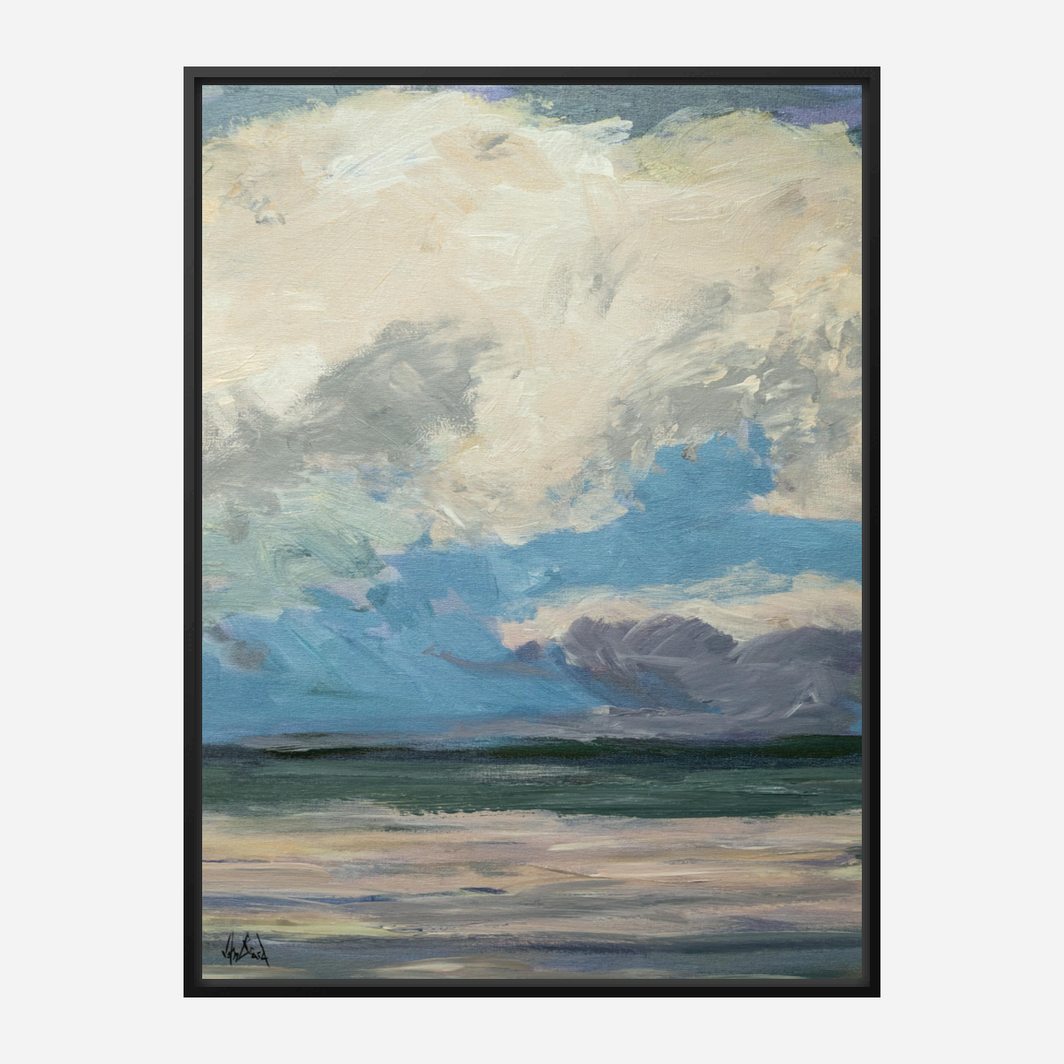 Celadon III Artist Enhanced Canvas Print by John Beard Collection - product image 6 for Resin Society