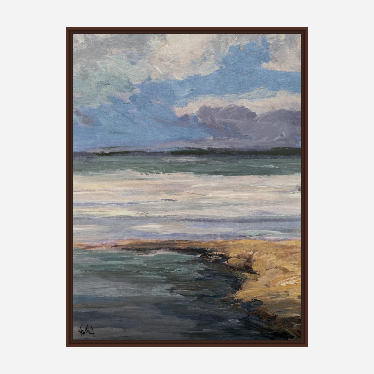 Celadon II Artist Enhanced Canvas Print by John Beard Collection - product image 6 for Resin Society