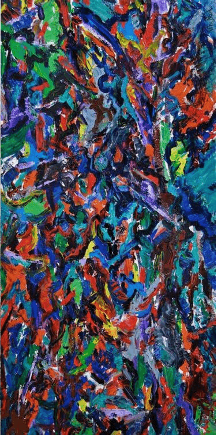 Celebration I Artist Enhanced Canvas Print by John Beard Collection - main product image for Resin Society