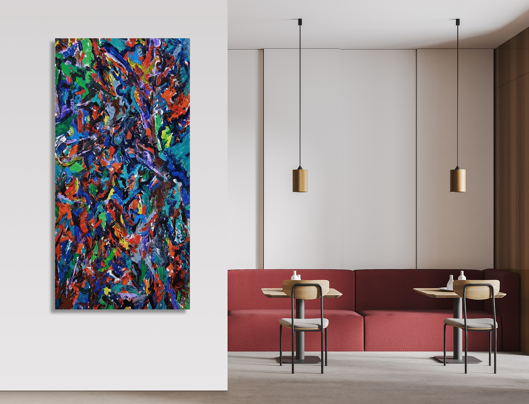 Celebration I Artist Enhanced Canvas Print by John Beard Collection - product image 3 for Resin Society