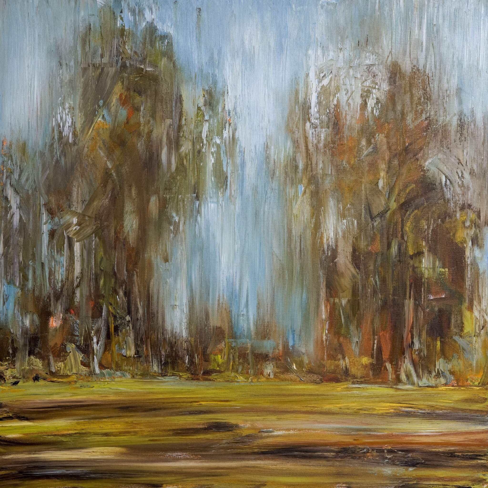 Center Path Artist Enhanced Canvas Print by John Beard Collection - main product image for Resin Society