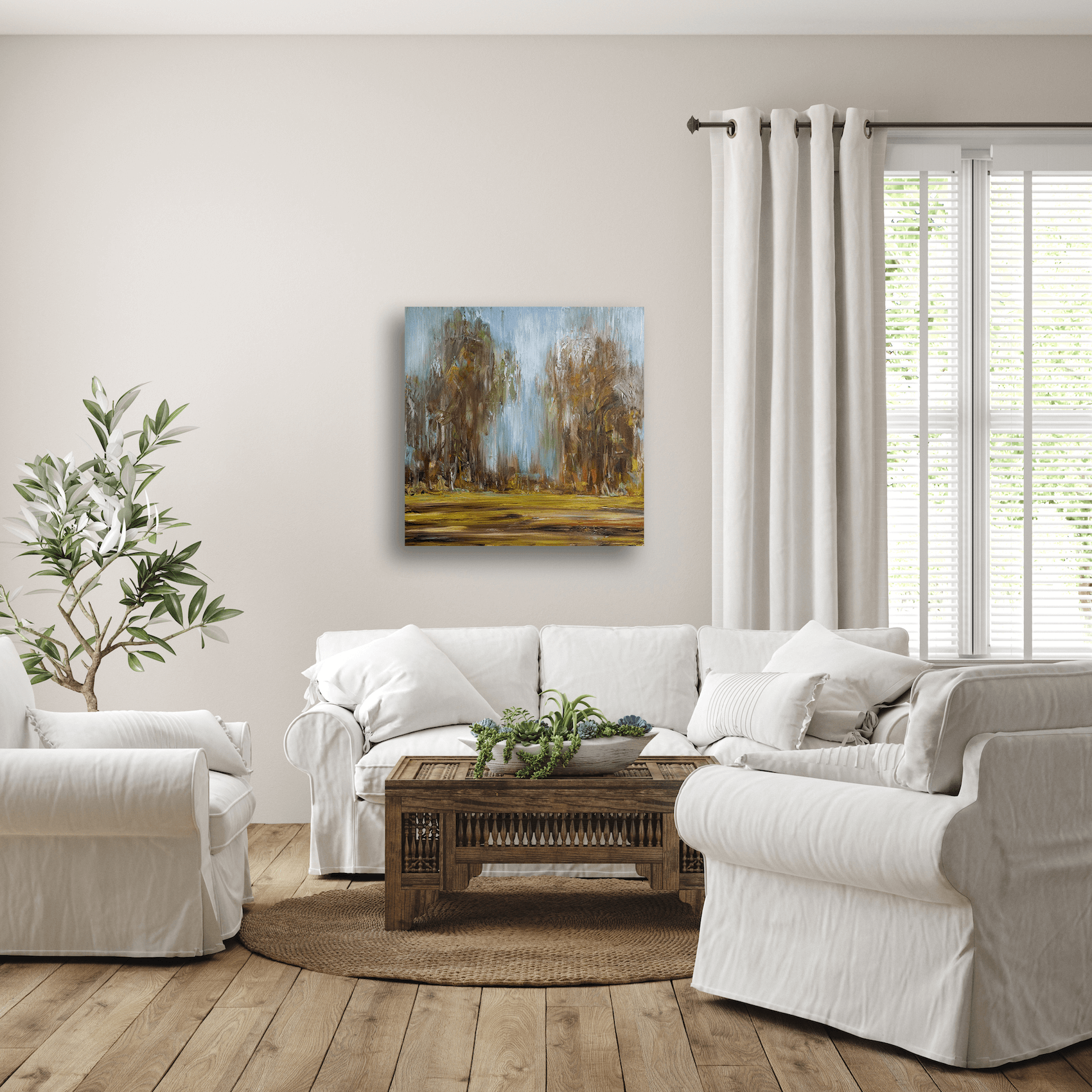 Center Path Artist Enhanced Canvas Print by John Beard Collection - product image 2 for Resin Society