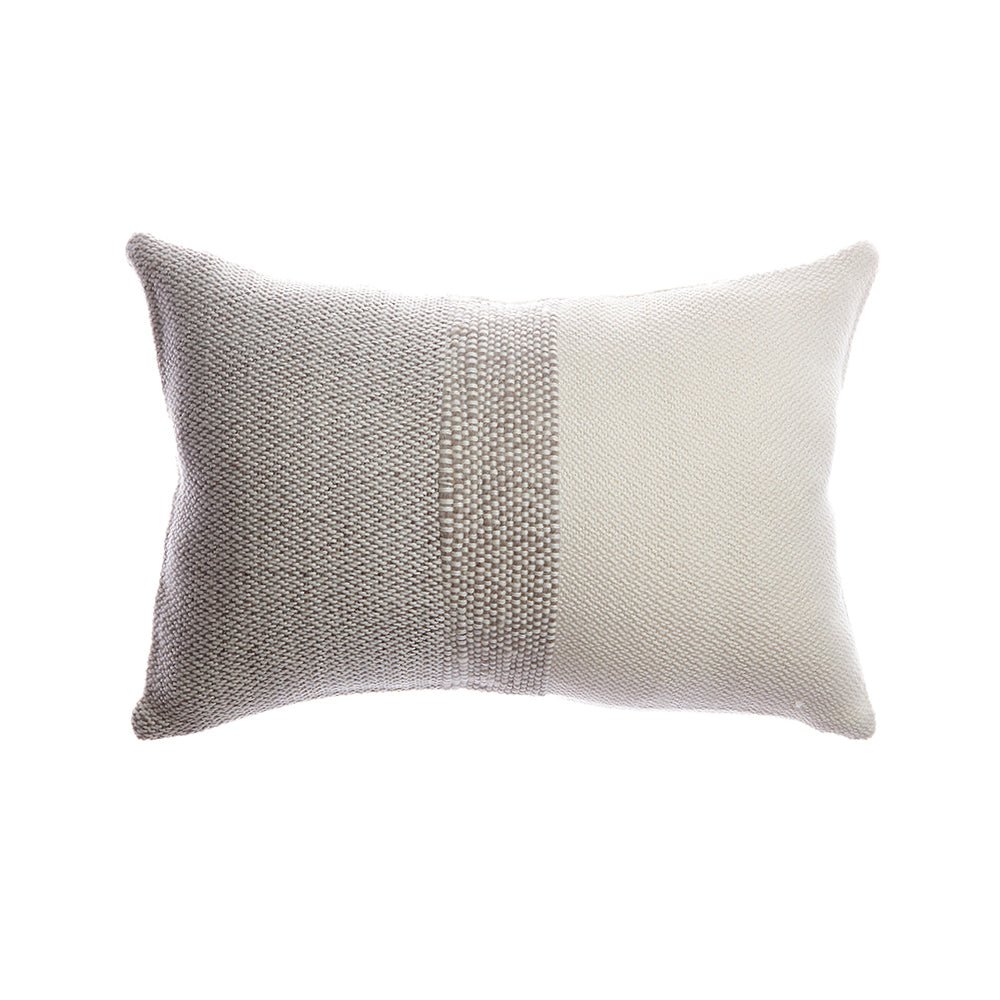 Cerro Grey Throw Pillow by Homelosophy