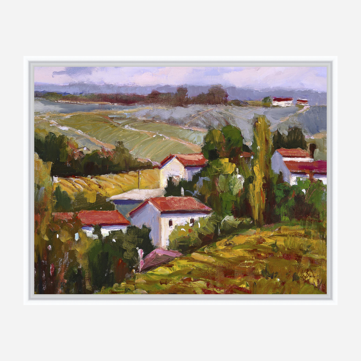 Chateau de la Grav Artist Enhanced Canvas Print by John Beard Collection - product image 7 for Resin Society