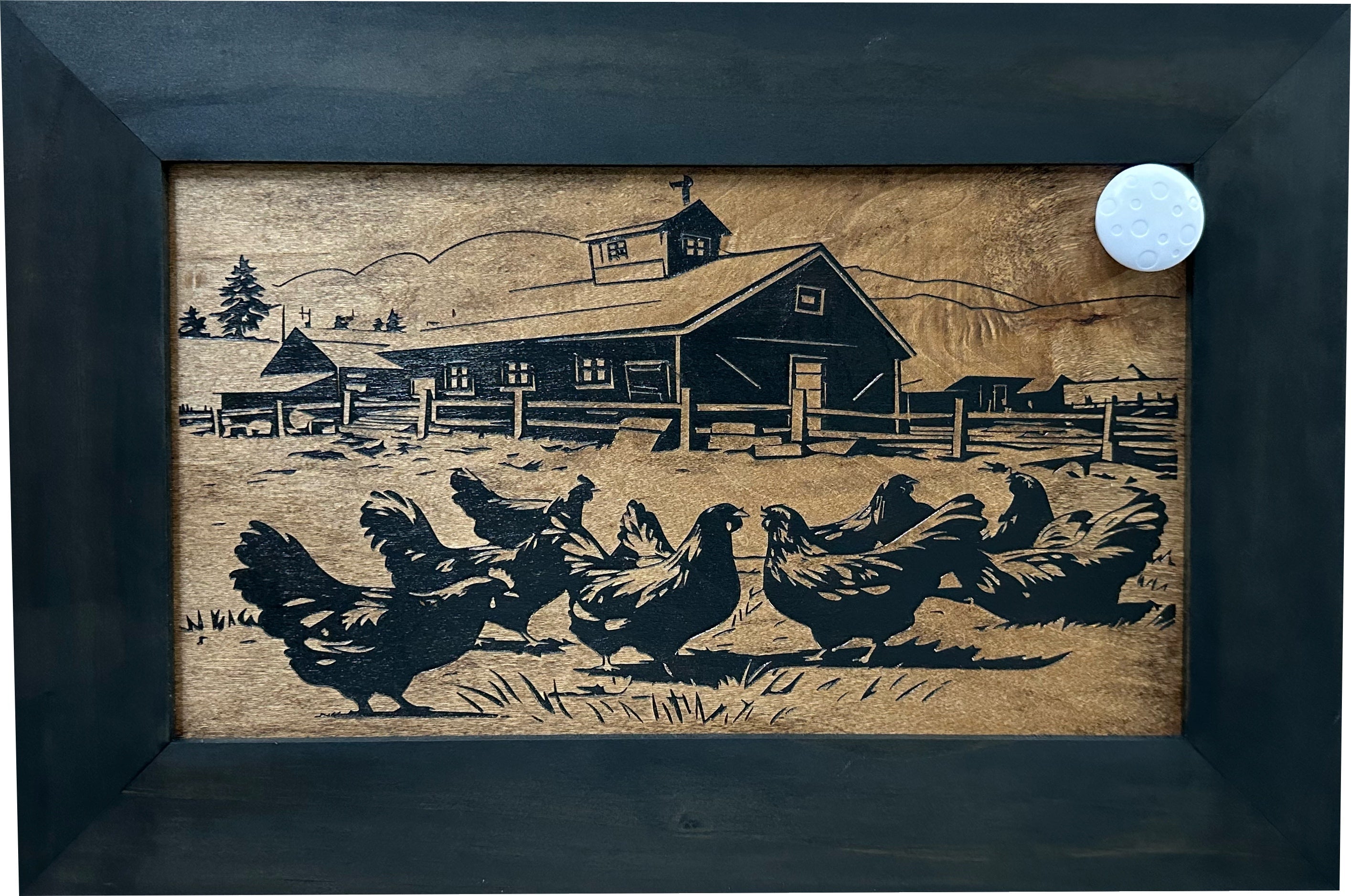 Chicken Farm Hidden Gun Safe by Bellewood Designs - product image 11 for Resin Society