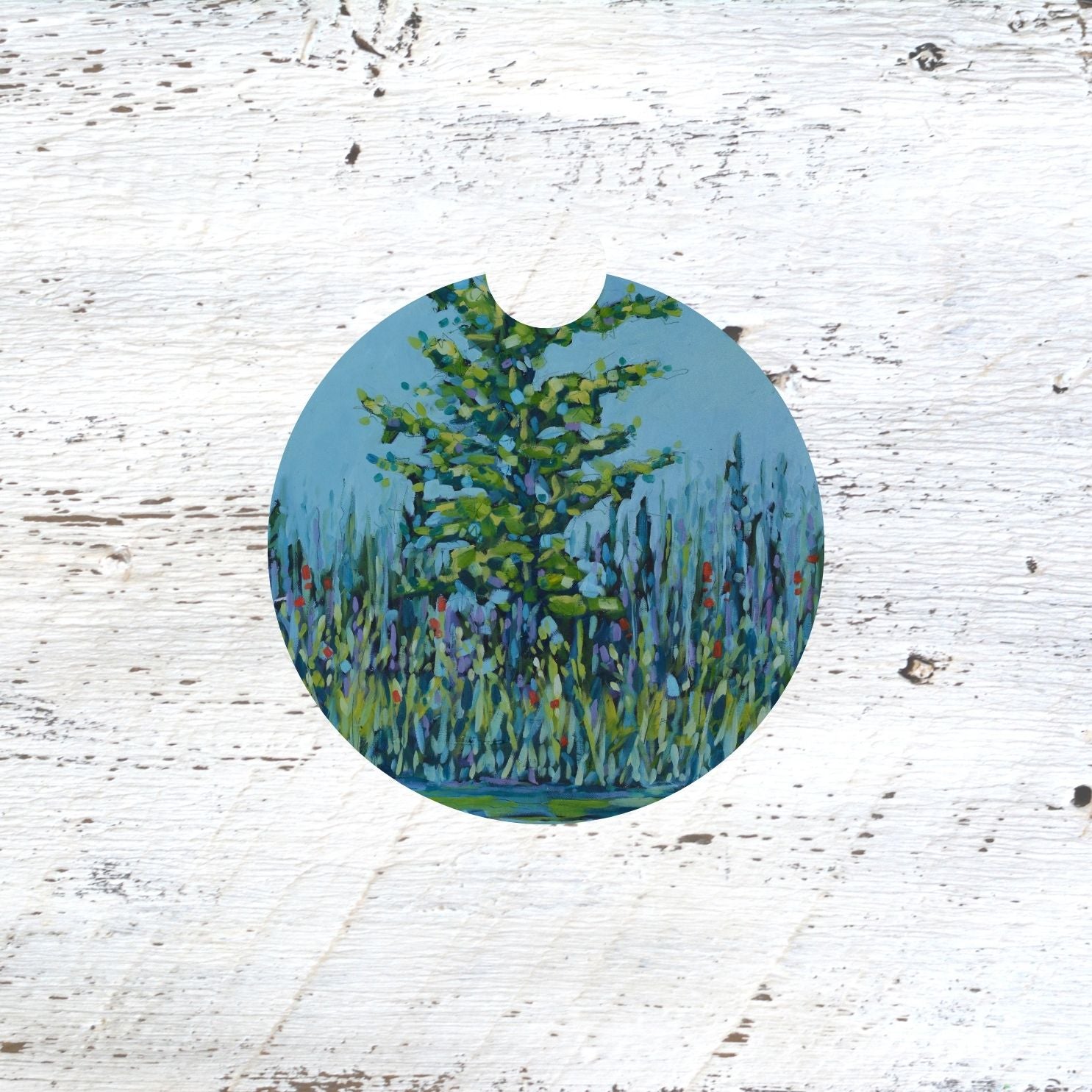 Car Coaster: Still Waters, Wild Spirit. Artist Christi Dreese by Dreese Fine Art - Resin Society