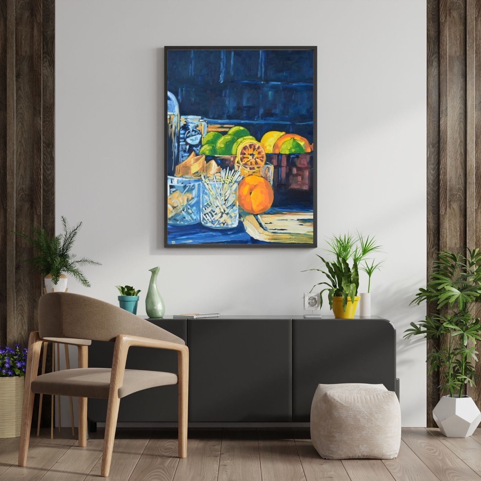 "Bar Conversations" Giclee Print
