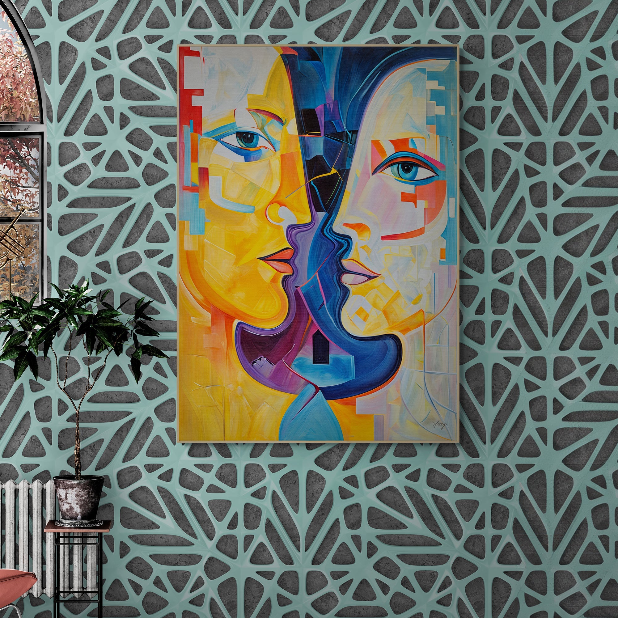 Canvas Print: "Chromatic Souls" by Tailored Canvases - product image 4 for Resin Society