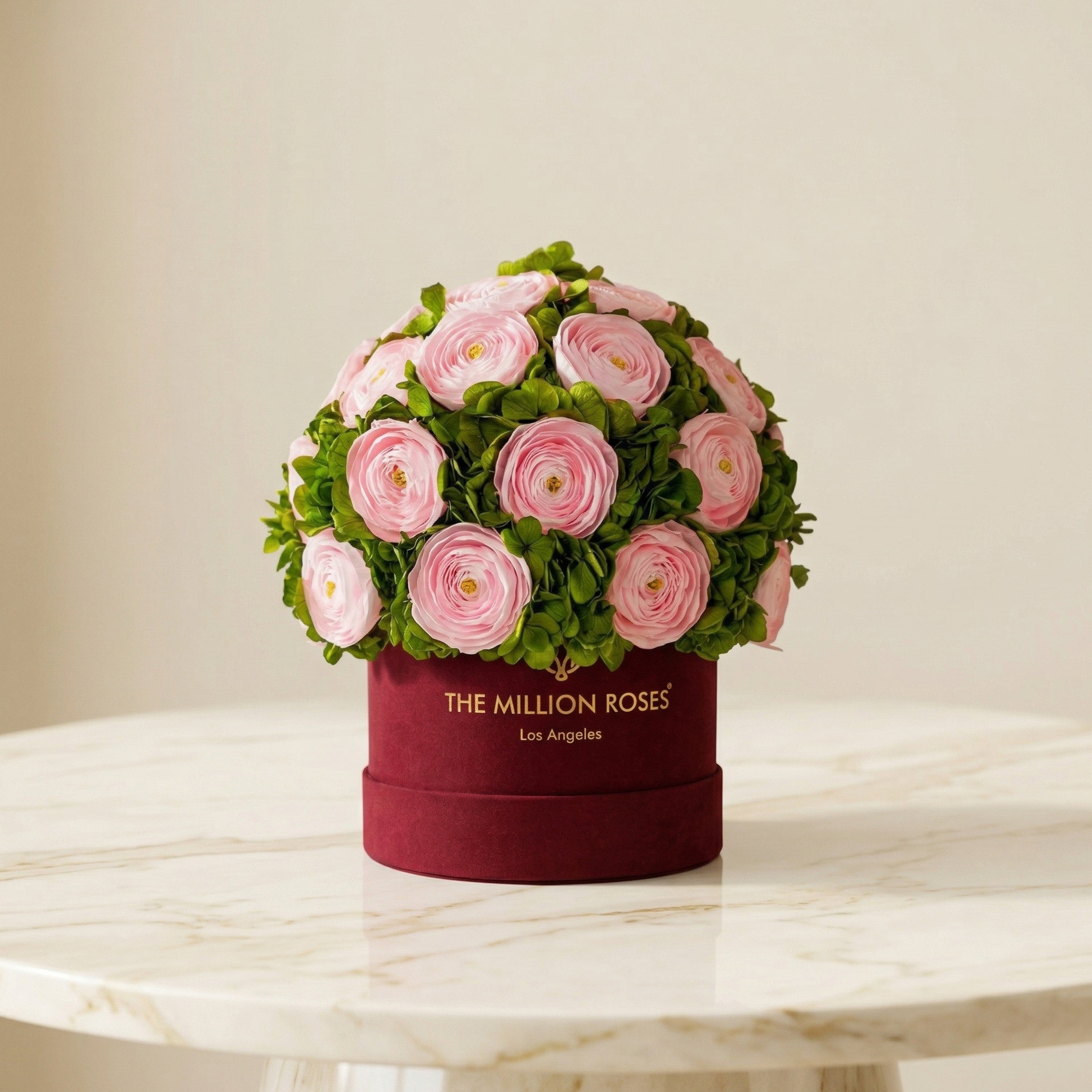 Classic Bordeaux Suede Box by The Million Roses - product image 2 for Resin Society