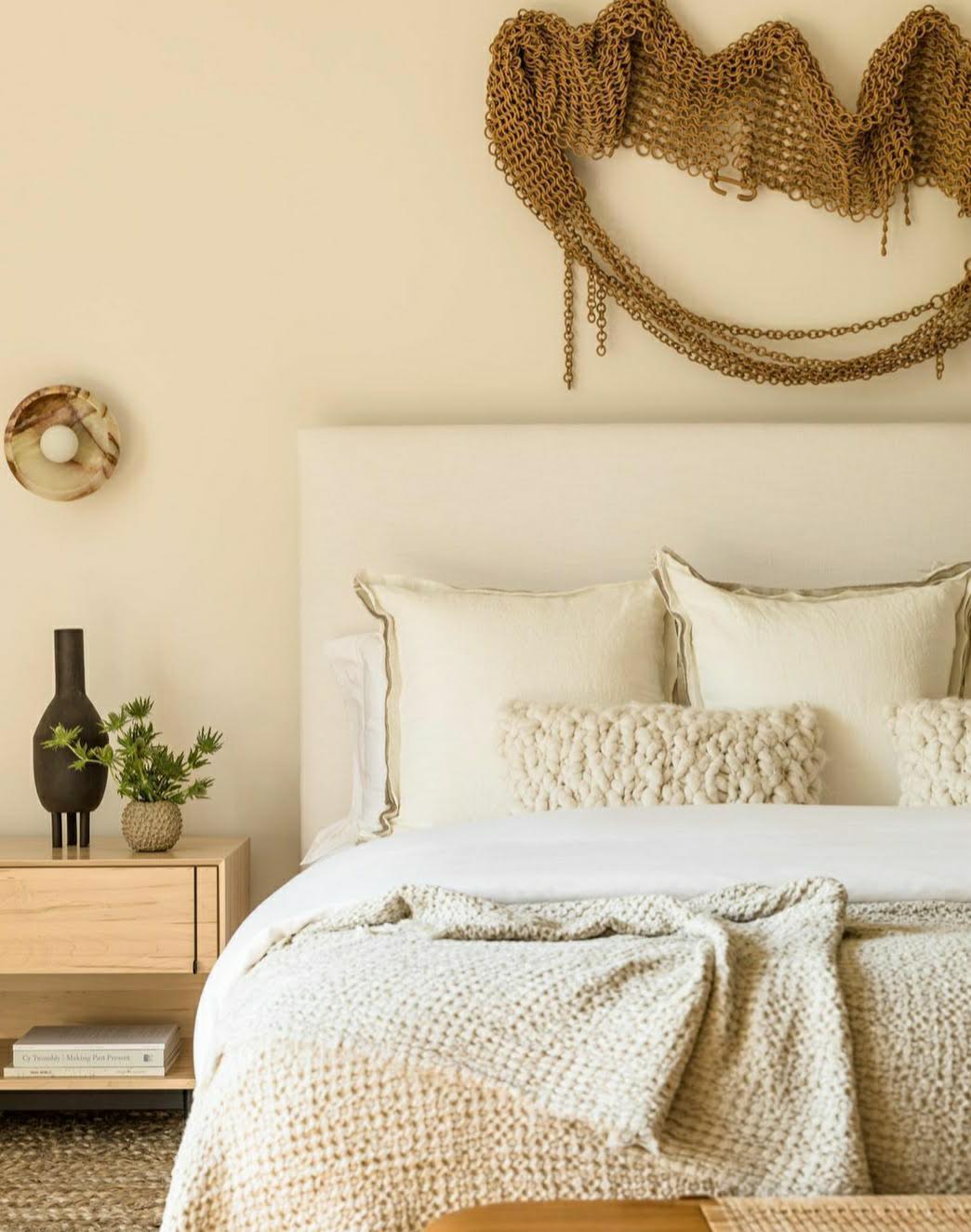 Clouds Chunky Knit Throw Pillow by Homelosophy
