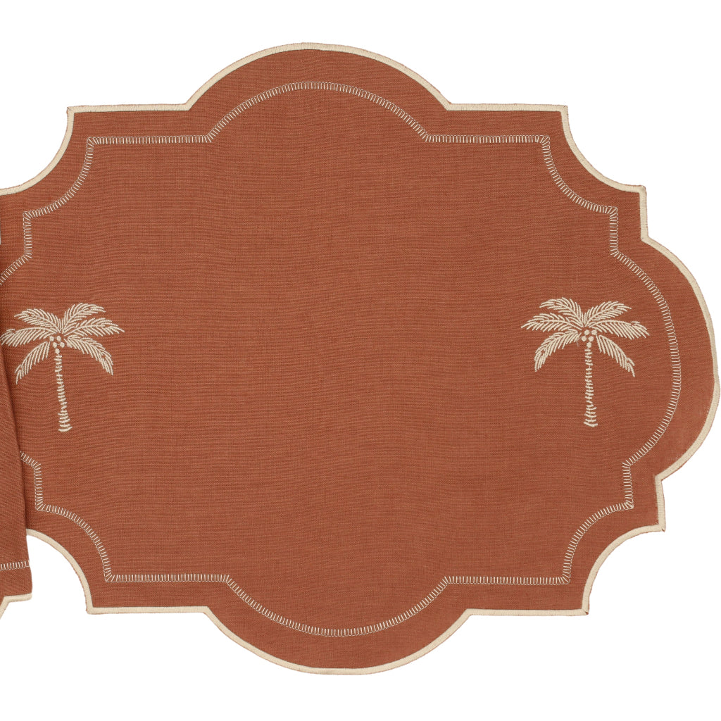 Cocoa Oasis Placemat - Set of 4 by Ro'Table - main product image for Resin Society