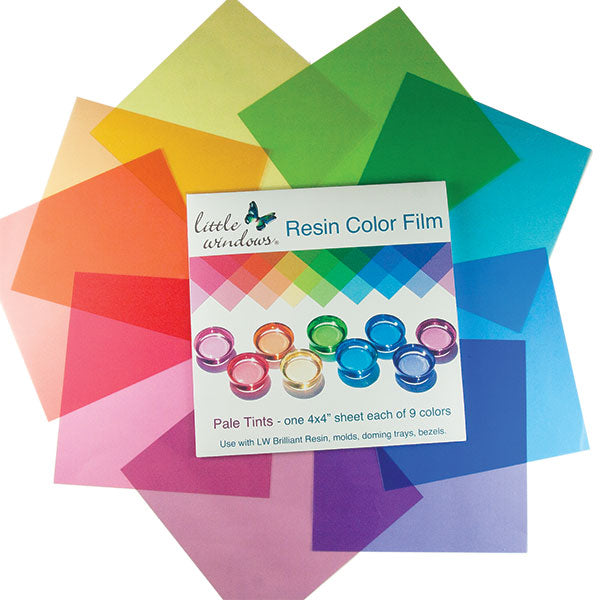 Resin Color Film - Pretty Pale Tints - the easy, clean way to color resin detail image - Resin Society
