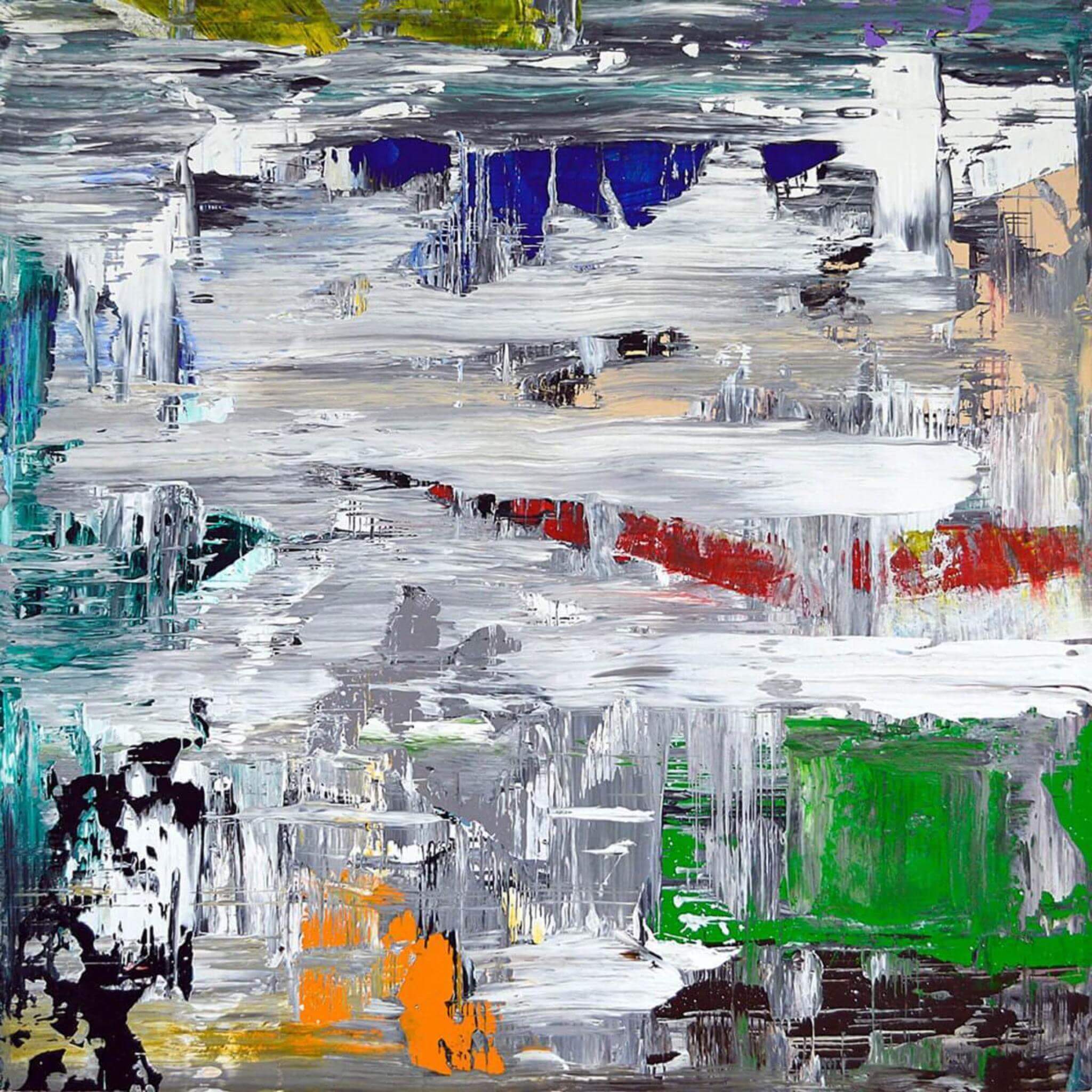 Colore Tributo I Artist Enhanced Canvas Print by John Beard Collection - main product image for Resin Society
