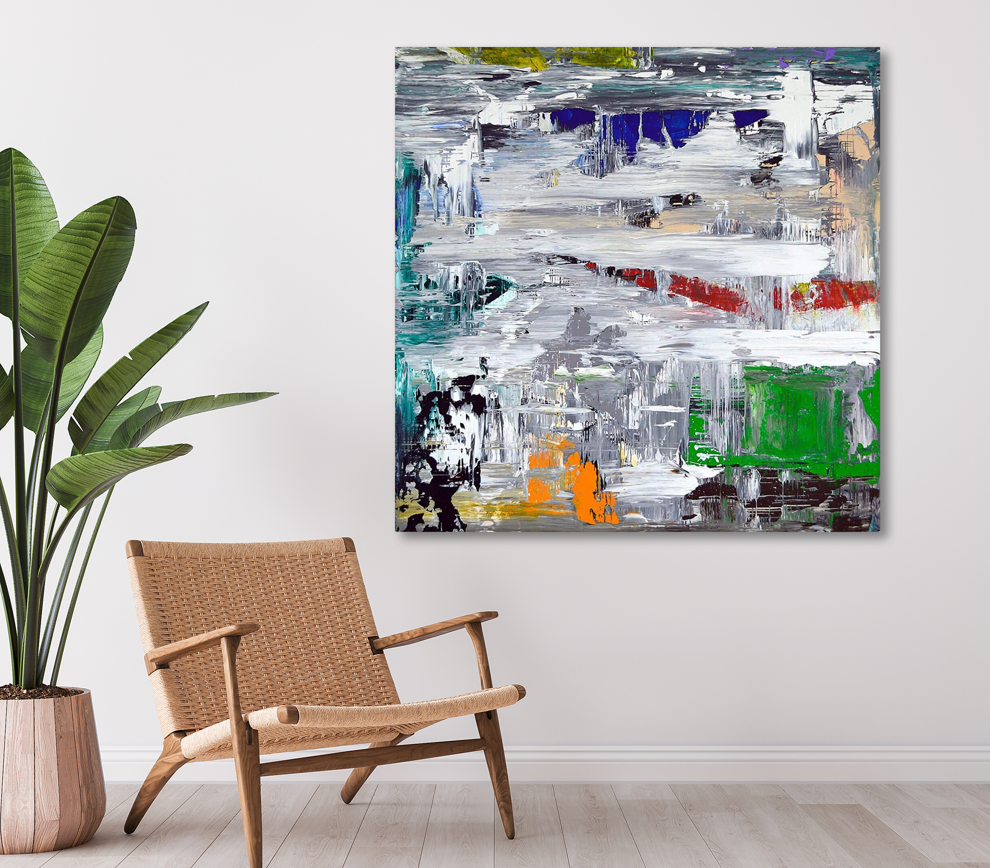 Colore Tributo I Artist Enhanced Canvas Print by John Beard Collection - product image 2 for Resin Society