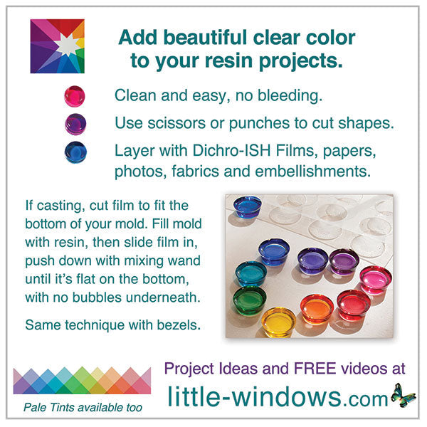 Resin Color Film - Jewel Colors - the easy, clean way to color resin detail image - Resin Society