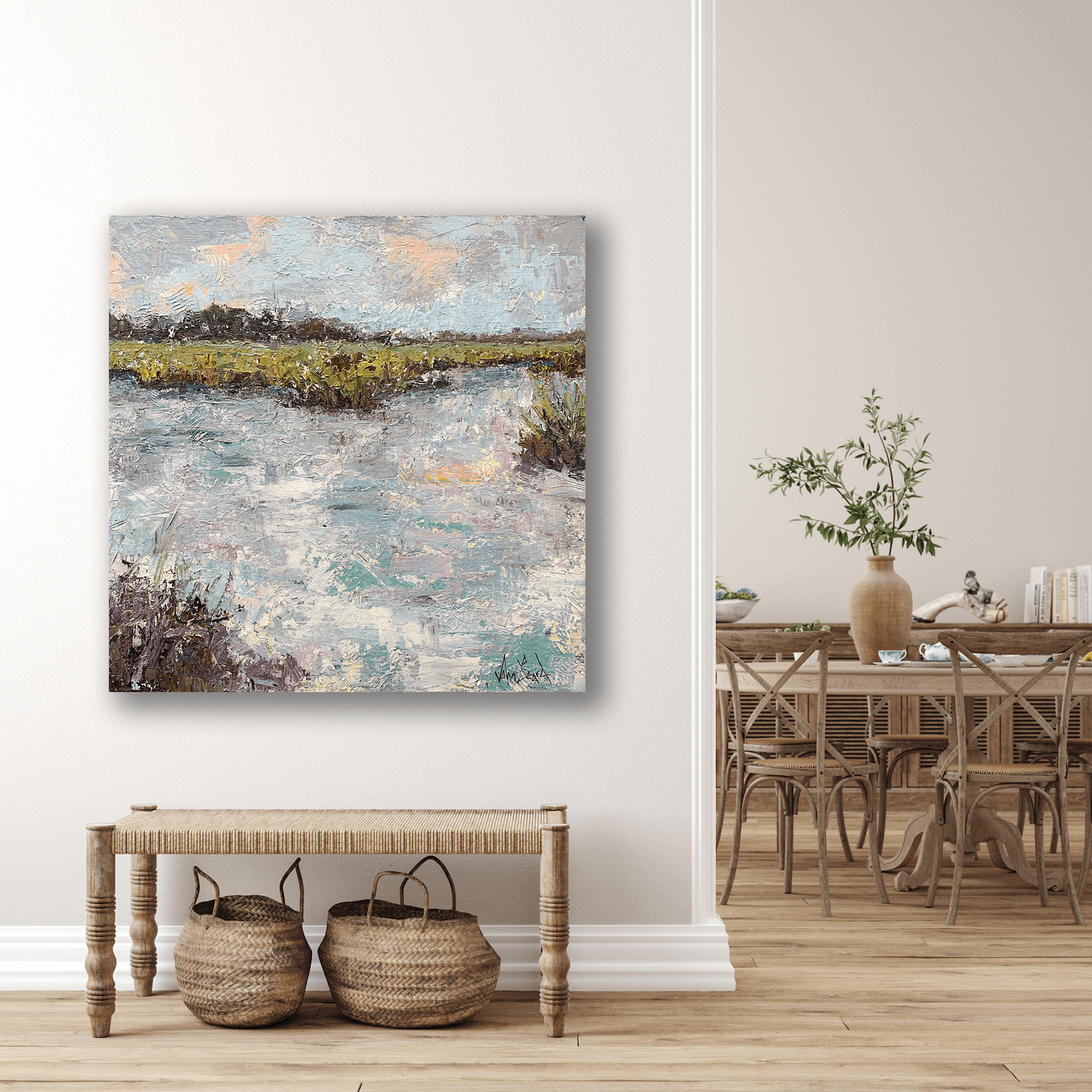 Coral Coast Artist Enhanced Canvas Print by John Beard Collection - product image 4 for Resin Society
