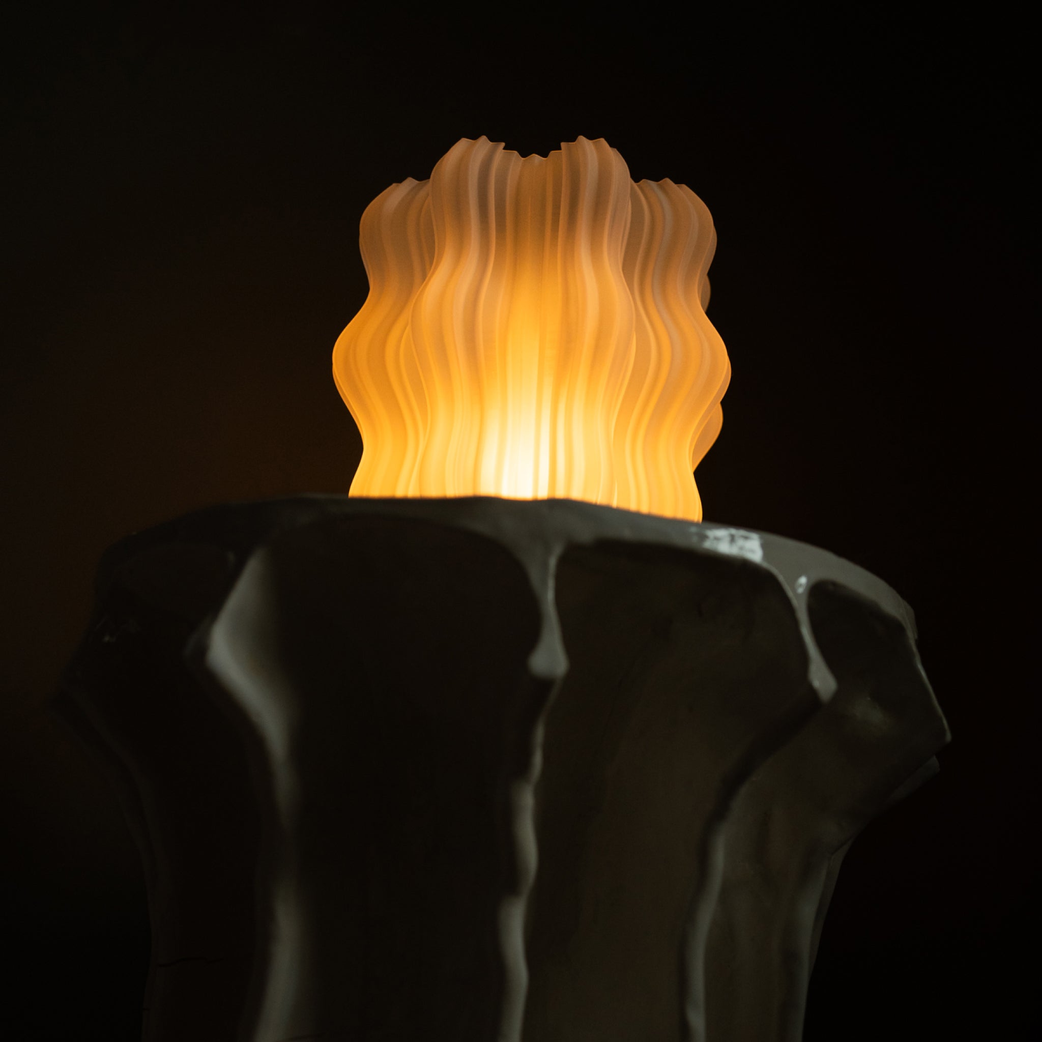 Cordless Mini Wavy Lamp by Wooj Design - product image 18 for Resin Society