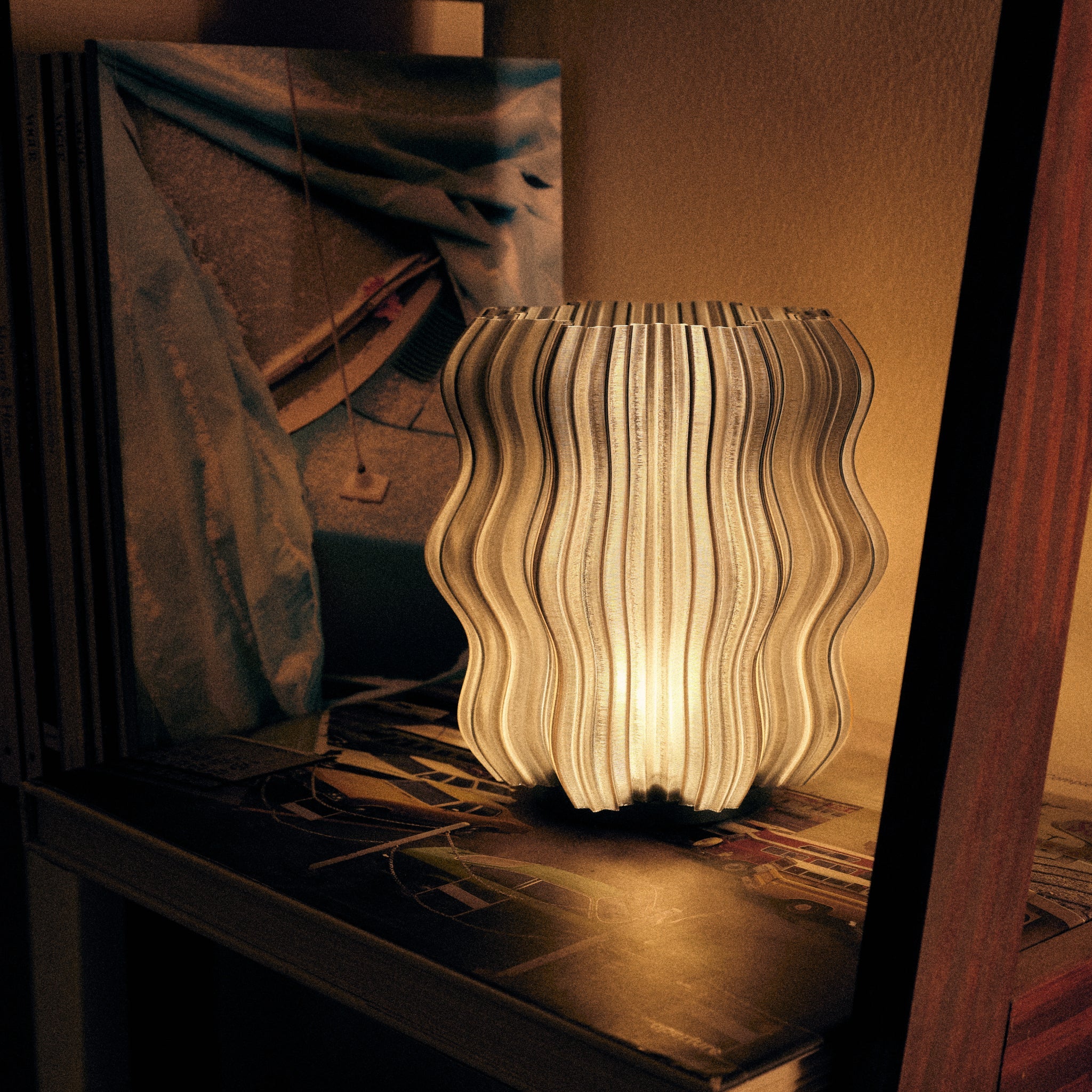 Mini Wavy Lamp by Wooj Design - product image 12 for Resin Society