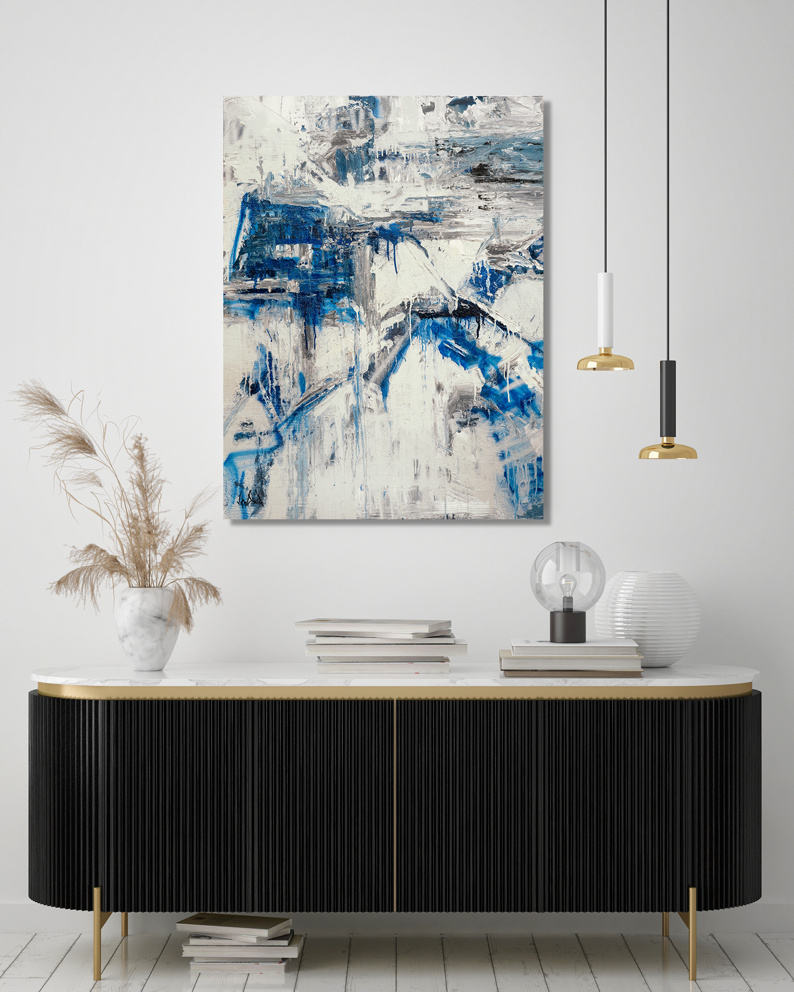 Crushed Velvet Artist Enhanced Canvas Print by John Beard Collection - product image 3 for Resin Society