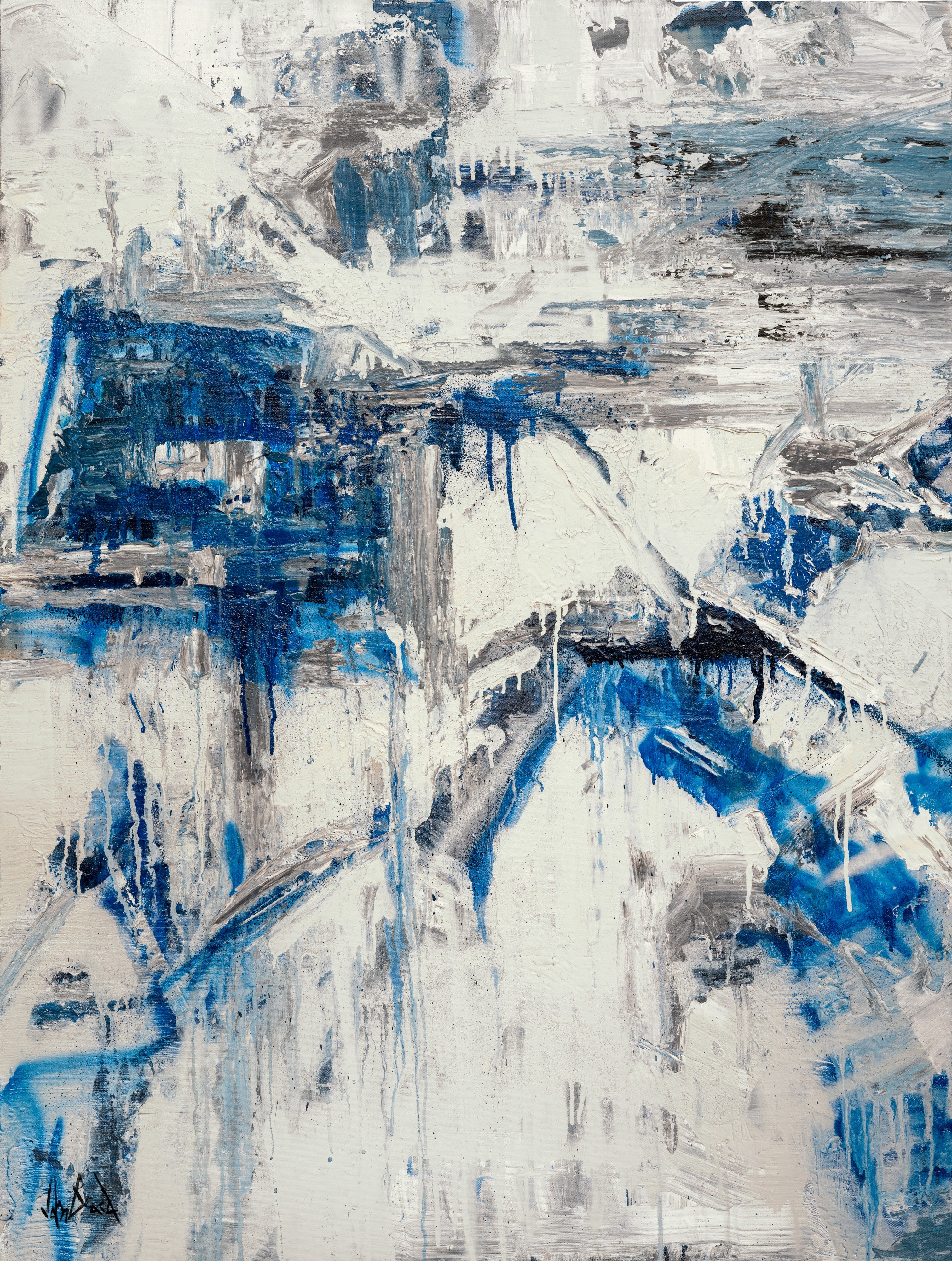 Crushed Velvet Artist Enhanced Canvas Print by John Beard Collection - main product image for Resin Society