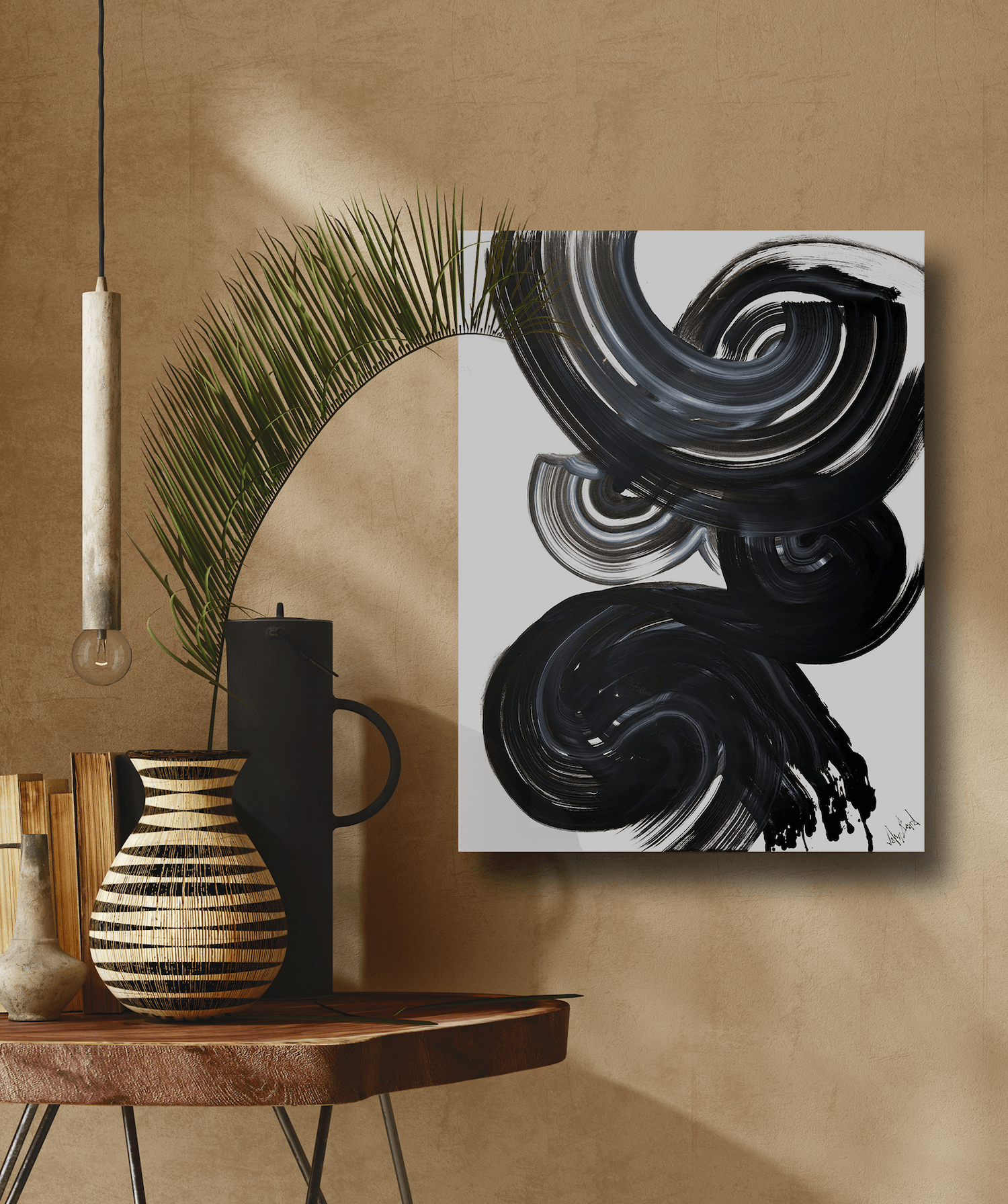 Current I Artist Enhanced Canvas Print by John Beard Collection - product image 2 for Resin Society