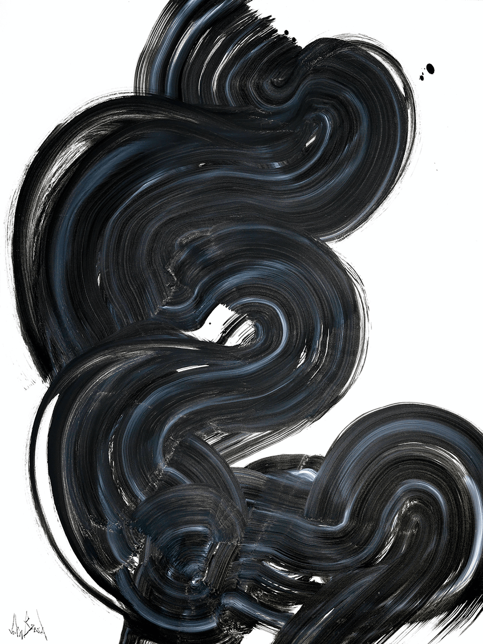 Current II Artist Enhanced Canvas Print by John Beard Collection - main product image for Resin Society