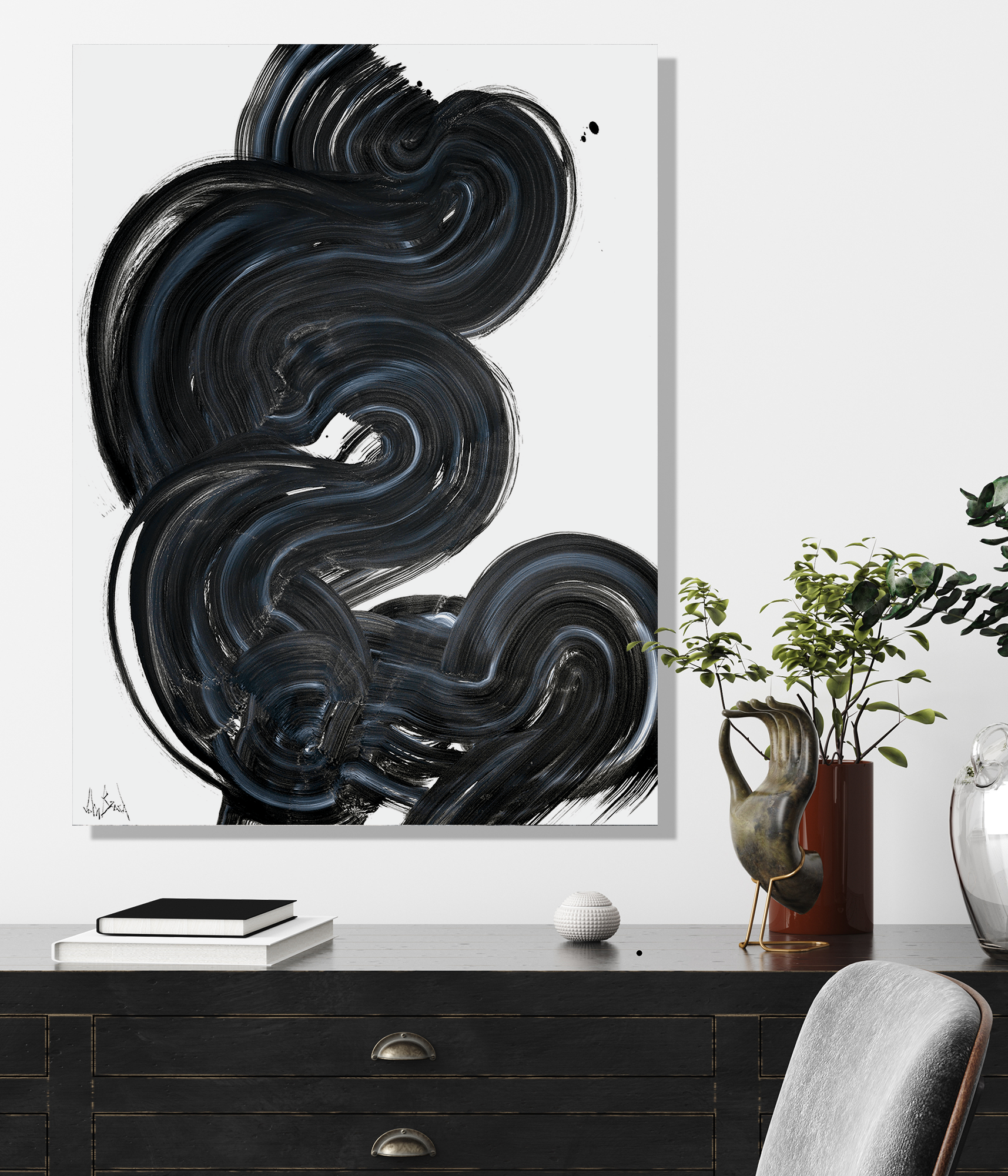 Current II Original by John Beard, 48x60 by John Beard Collection - product image 3 for Resin Society