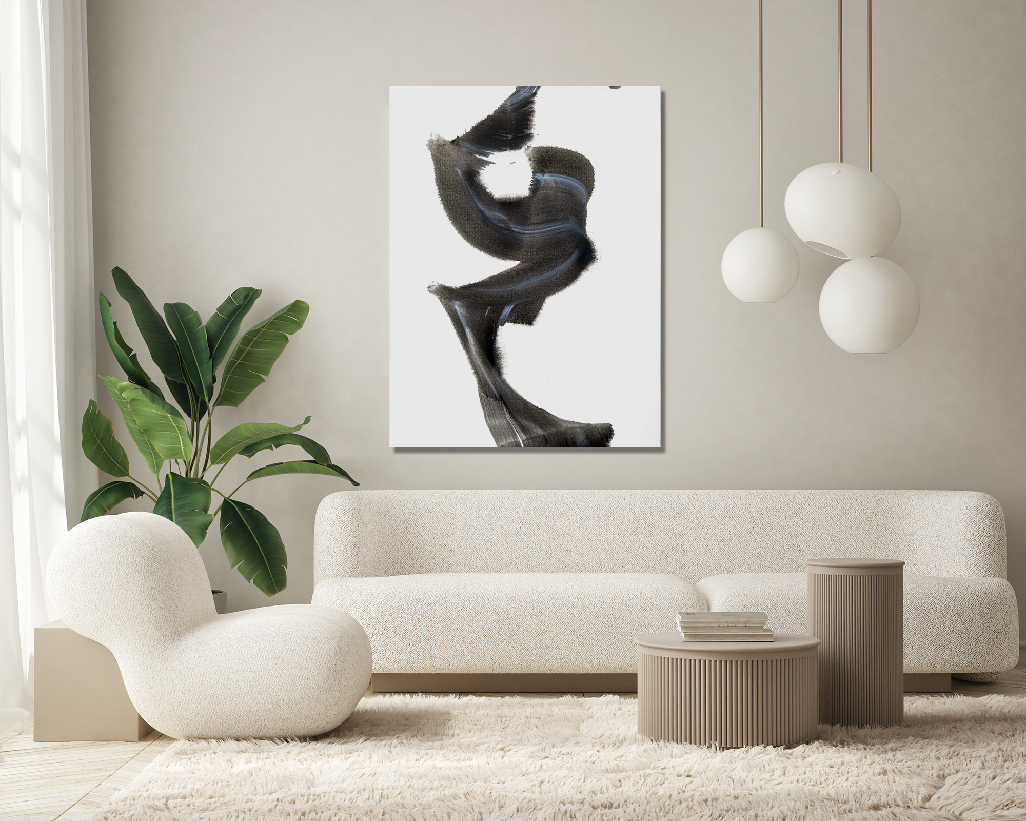Silhouette I Artist Enhanced Canvas Print by John Beard Collection - product image 3 for Resin Society
