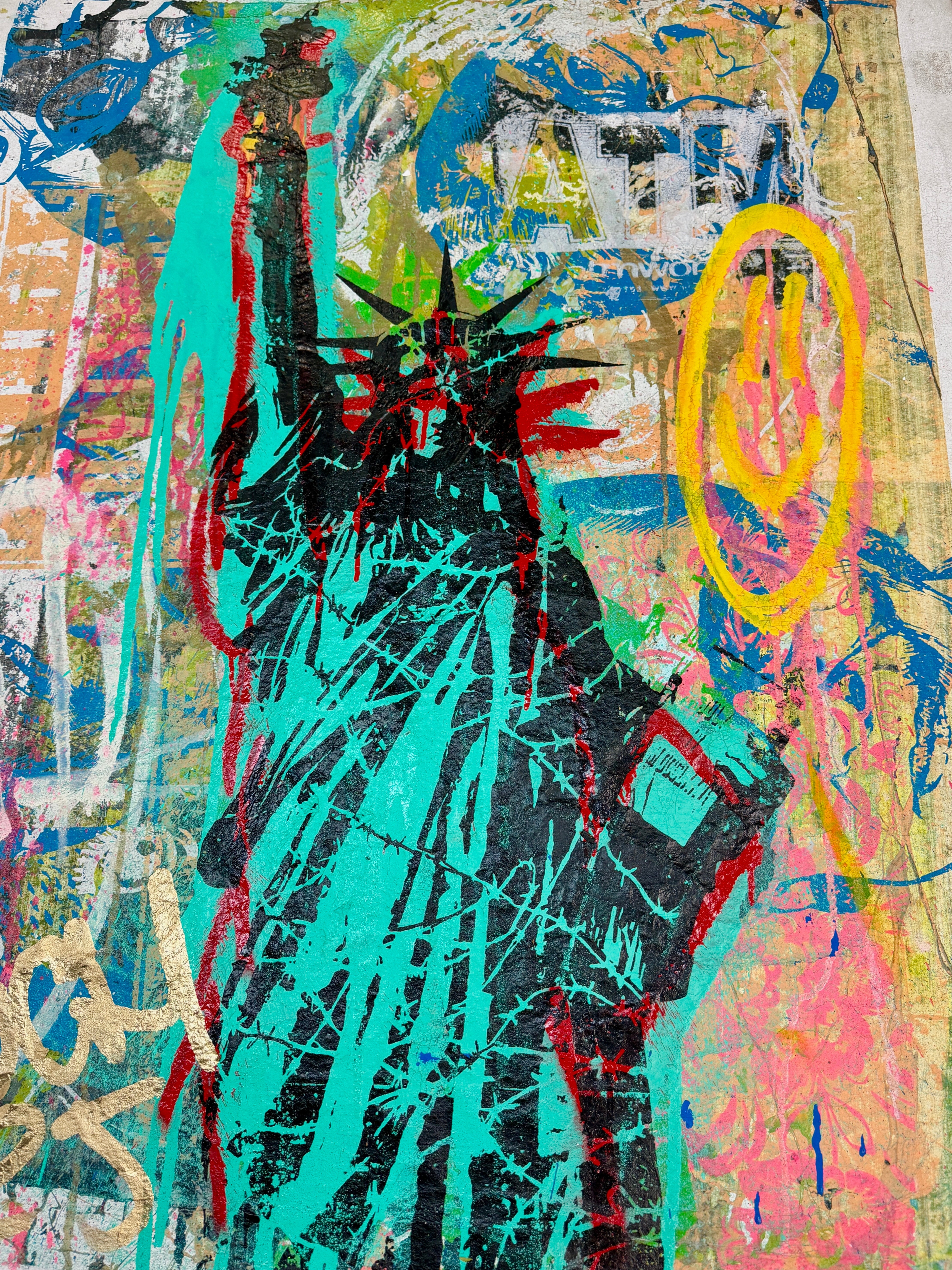 Barbed Wire Liberty by Denis OUCH - product image 3 for Resin Society
