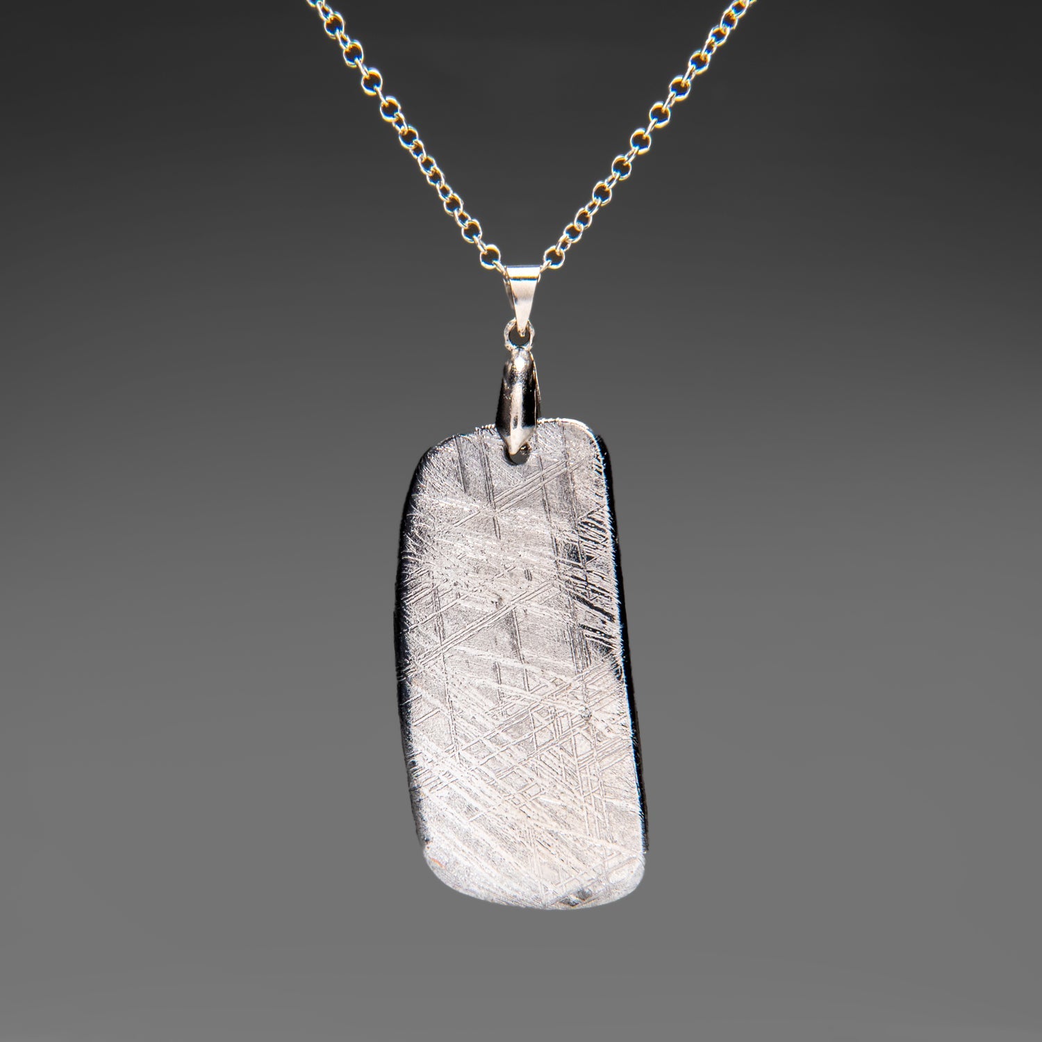 Genuine Muonionalusta Meteorite Pendant (35 grams) by Astro Gallery of Gems - main product image for Resin Society