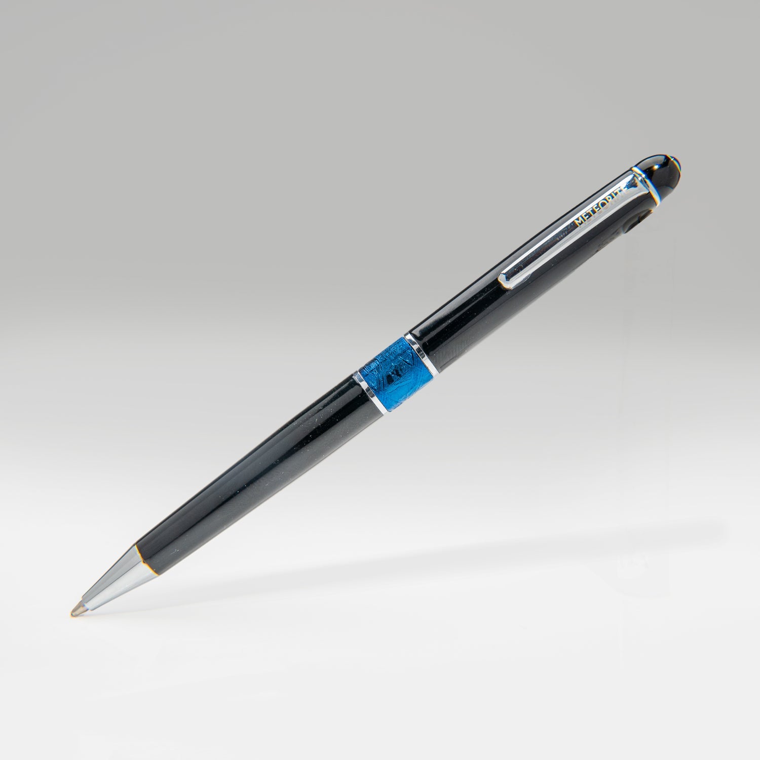Genuine Muonionalusta Meteorite Pen (Blue) by Astro Gallery of Gems - main product image for Resin Society
