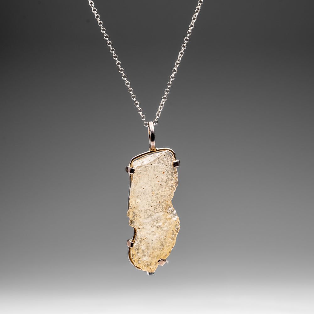 Genuine Libyan Desert Glass Pendant (10.4 grams) by Astro Gallery of Gems - product image 6 for Resin Society
